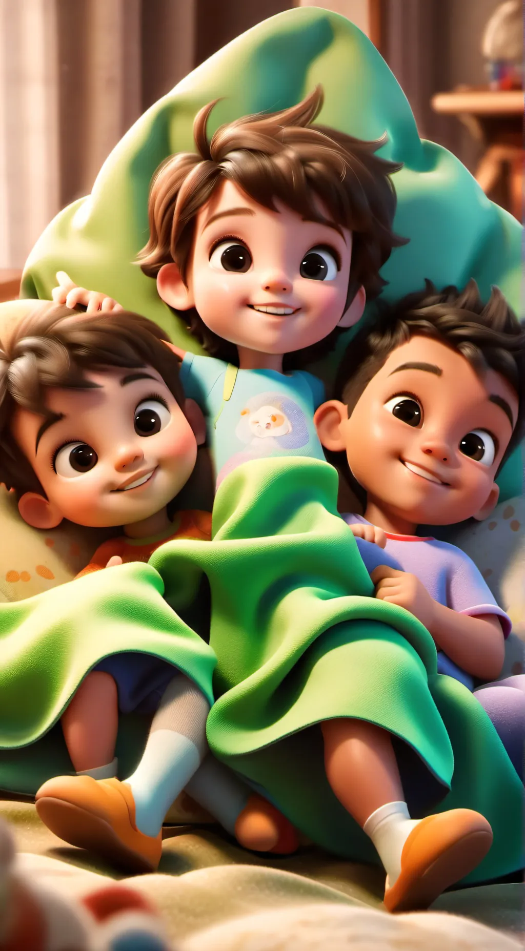 ai character: kids now a days background