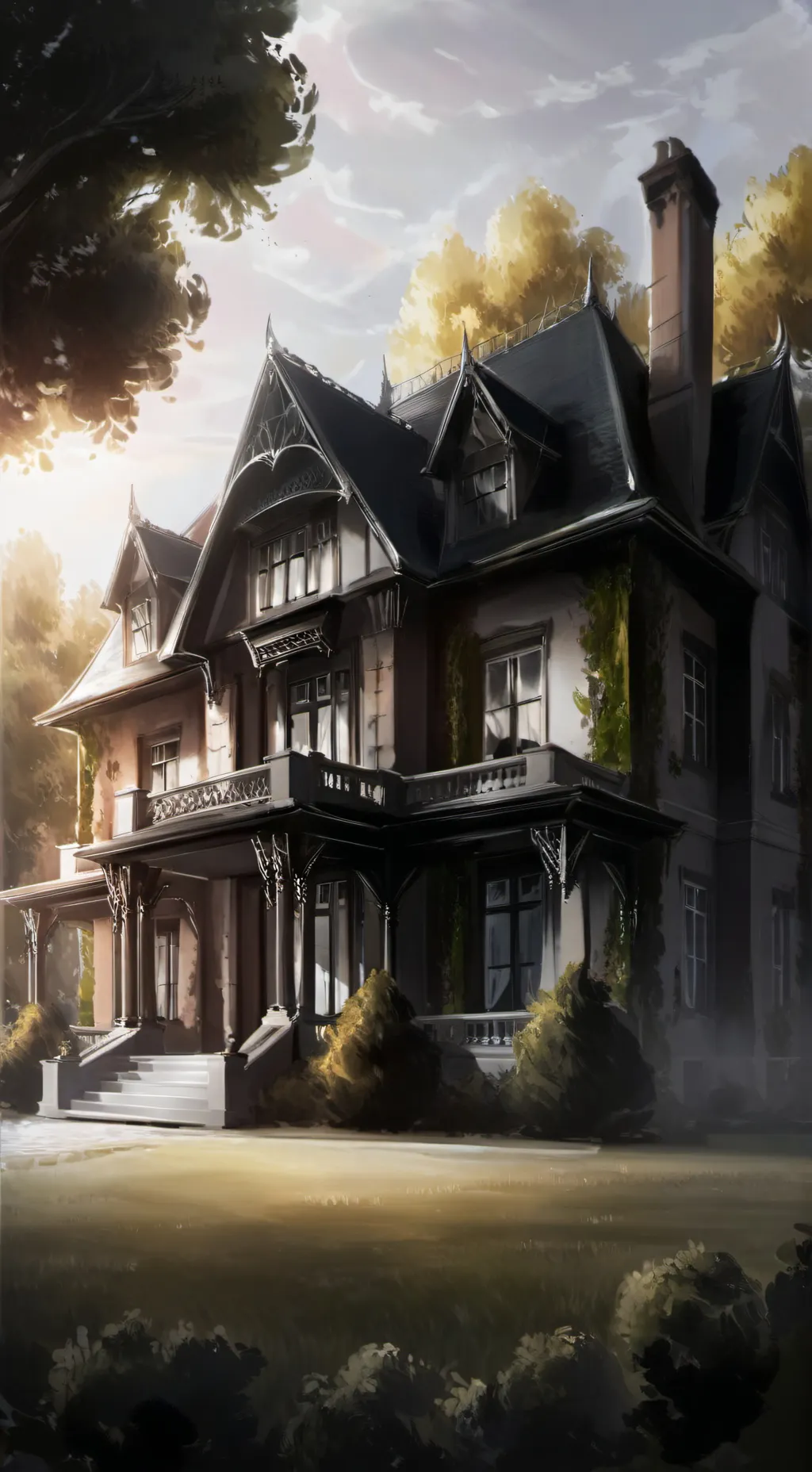 ai character: Malfoy Manor background