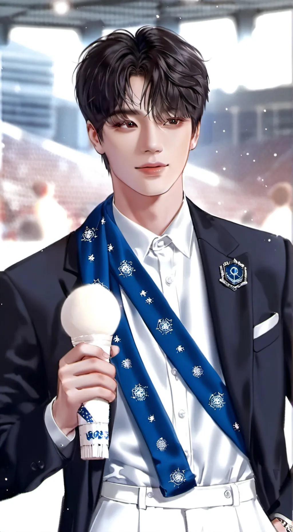 ai character: Lee Know  background