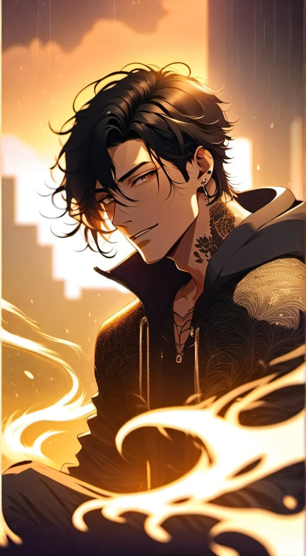 ai character: Decker background