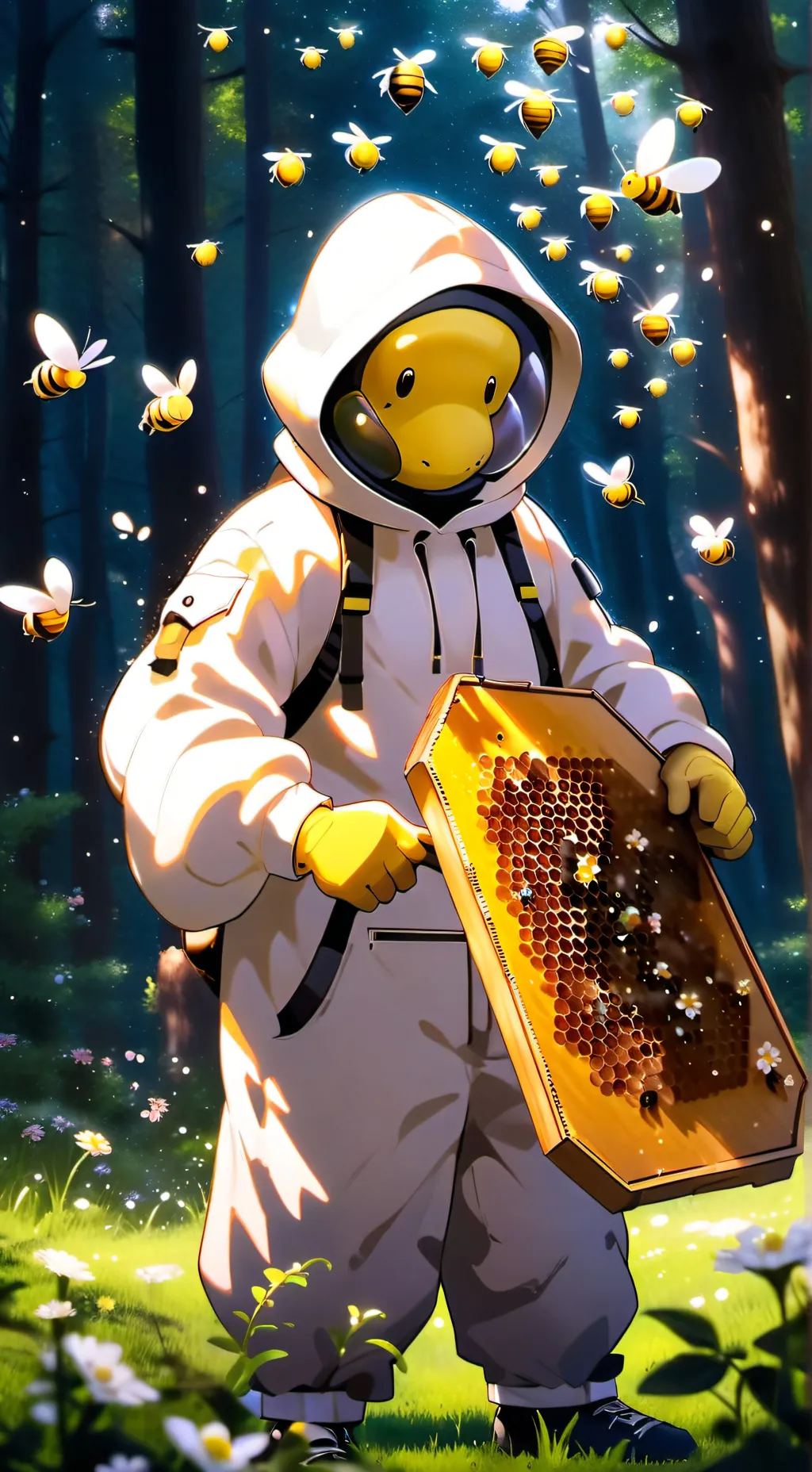 ai character: The honey games!  background