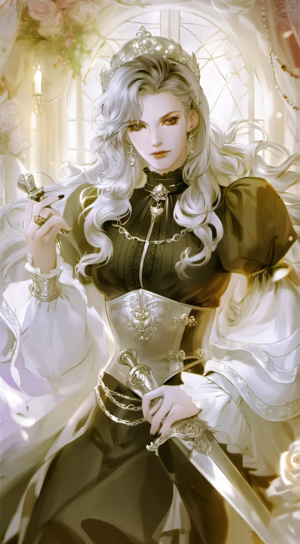 ai character: Celine Lunaris background