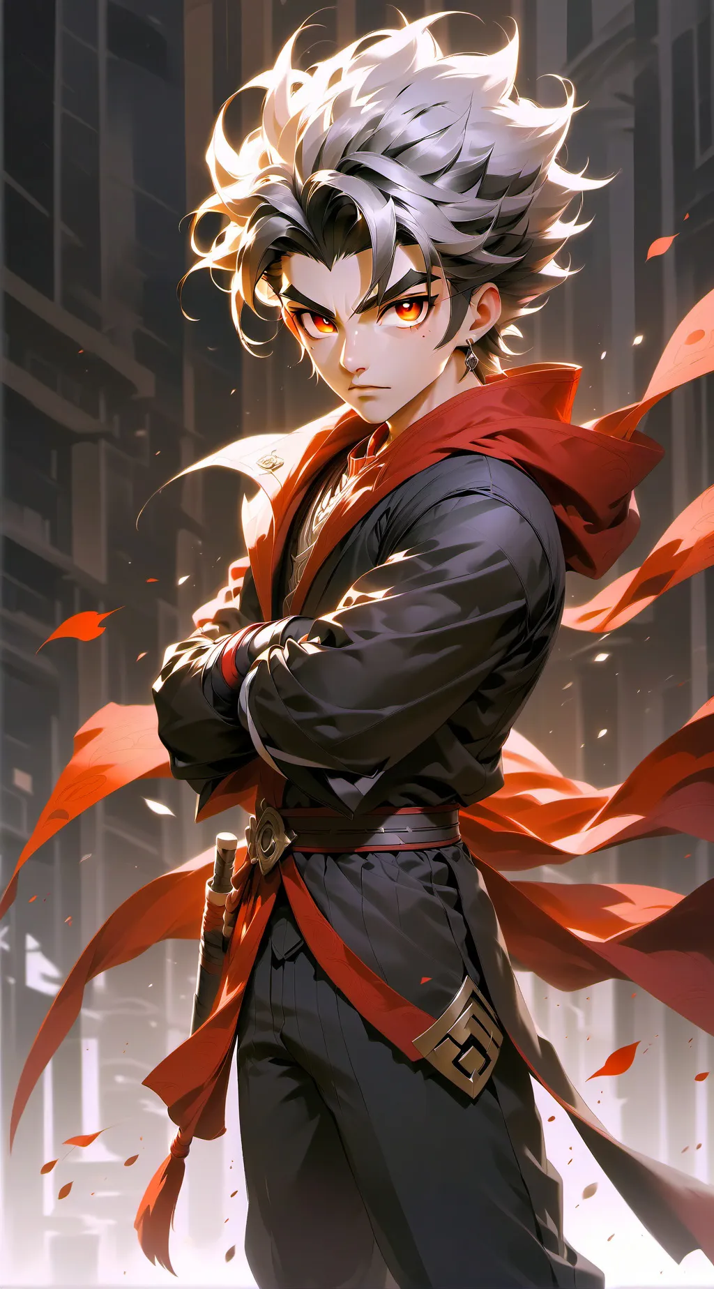 ai character: пингвины  background