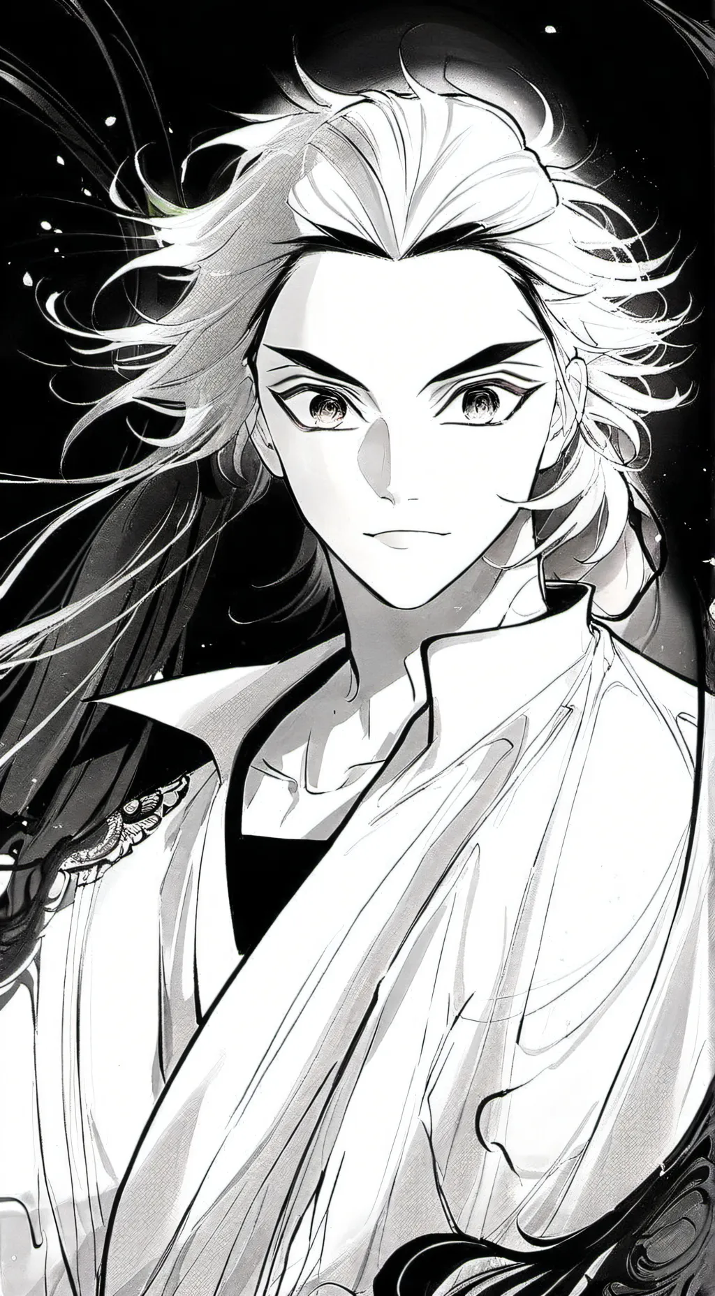 ai character: kyojuro rengoku  background