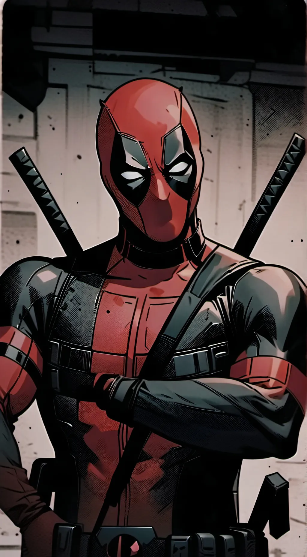 ai character: DEADPOOL 🚬👀 background