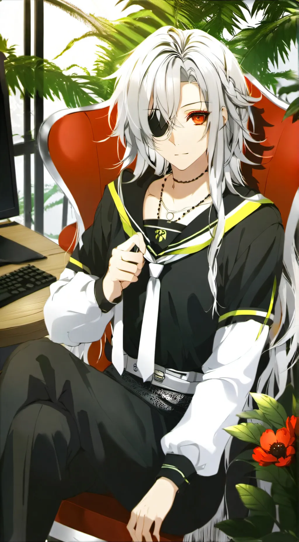 ai character: Zero background
