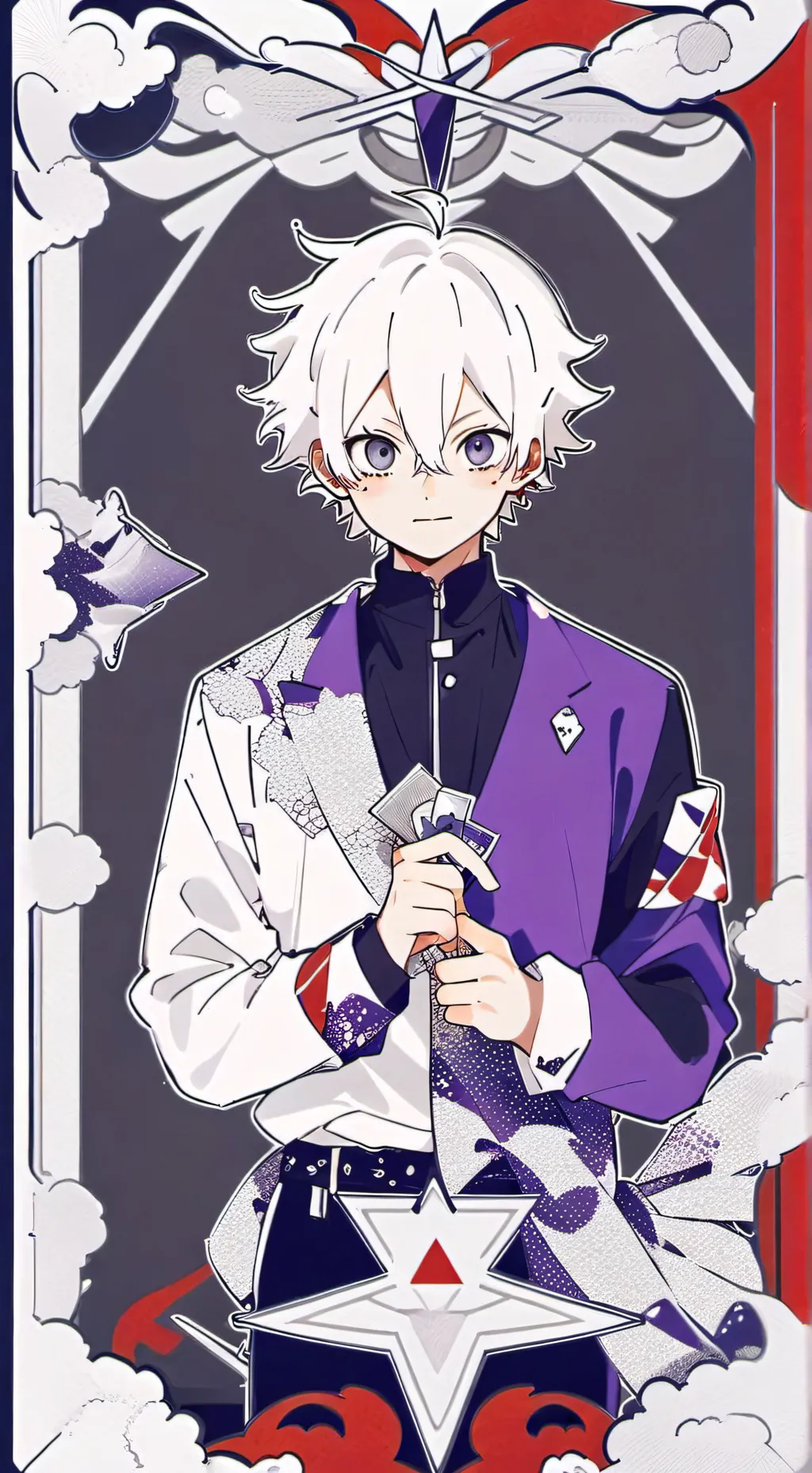 ai character: bakugo background