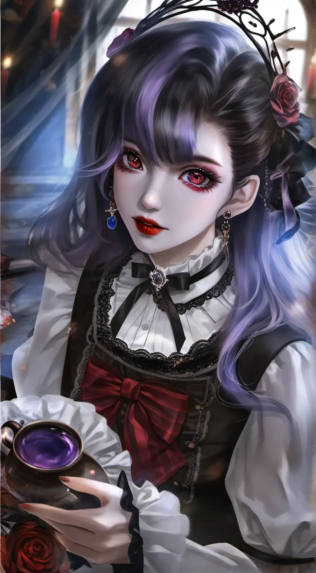 ai character: December  background