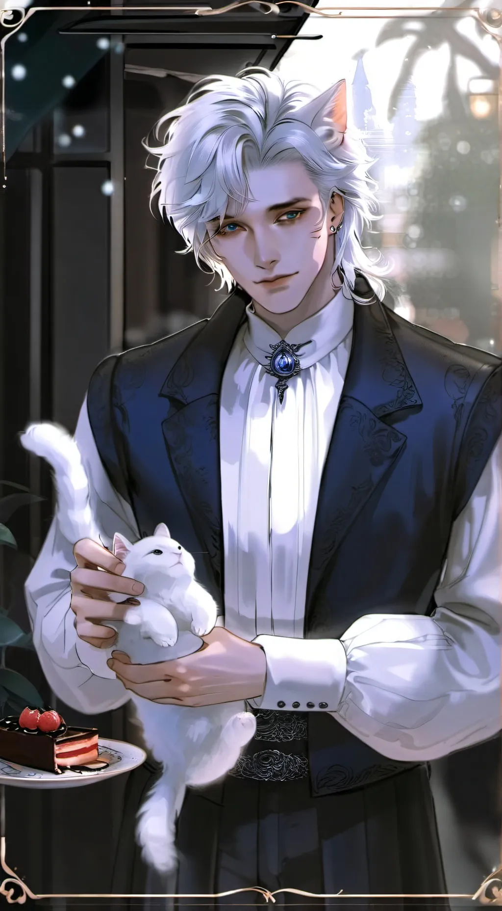 ai character: Shirō  background