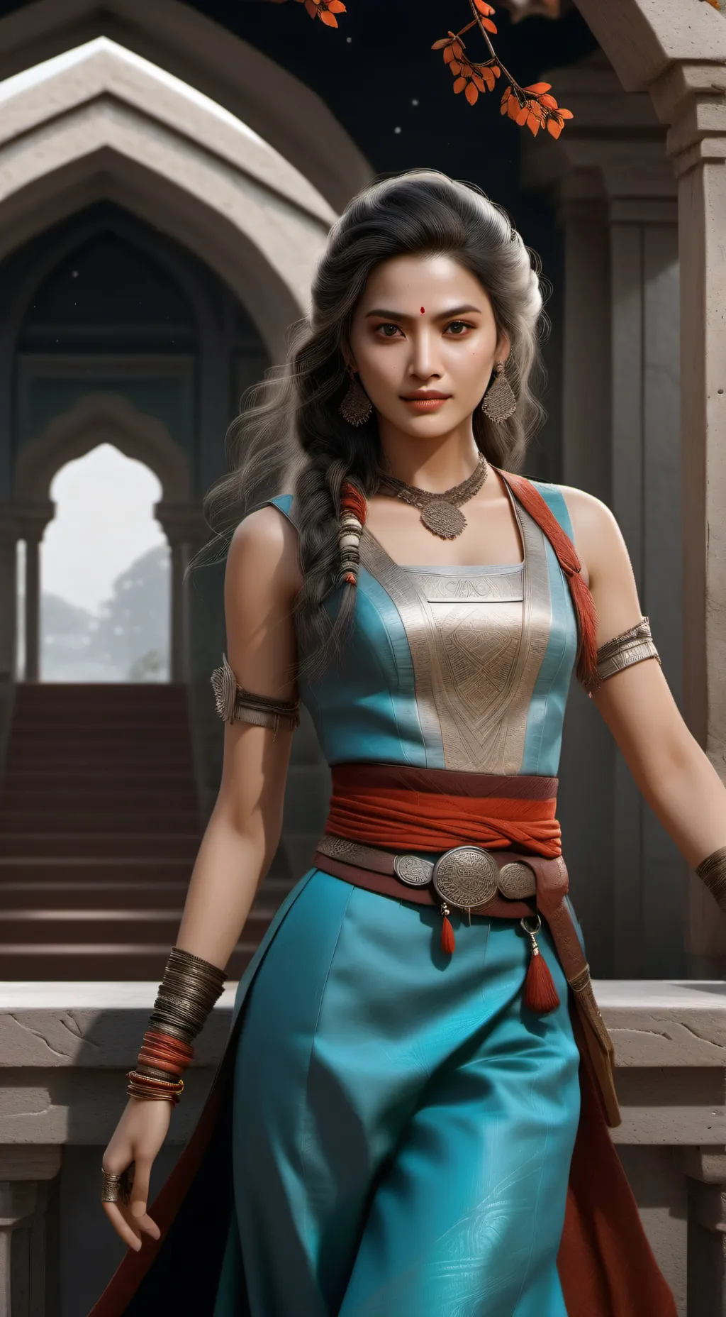 ai character: Random background