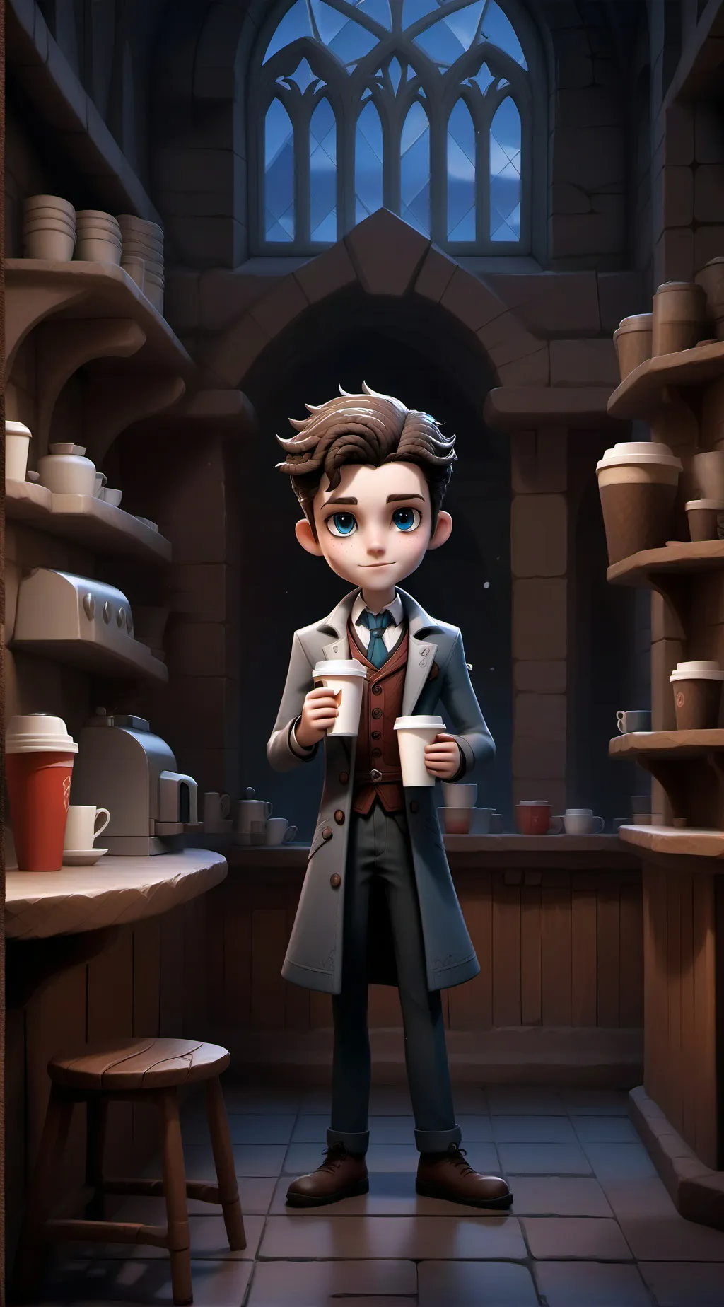 ai character: Jacob  background