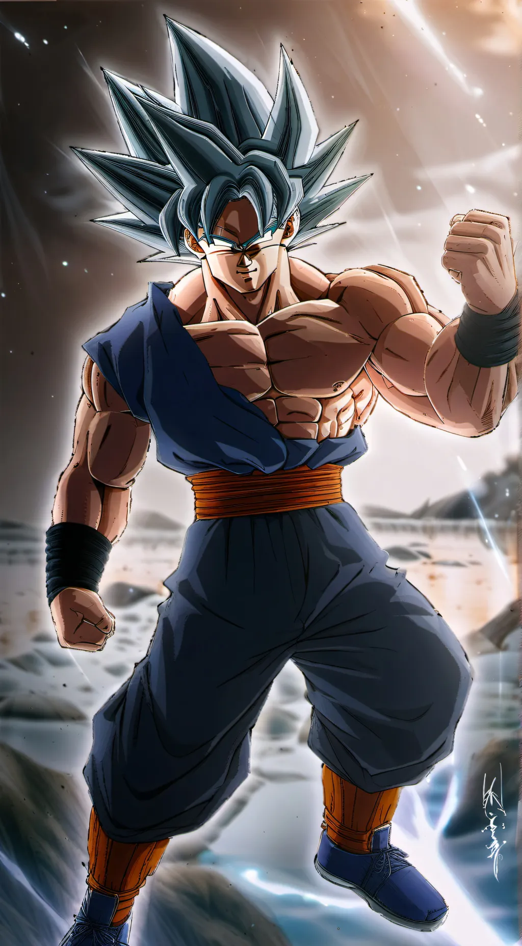 ai character: goku background
