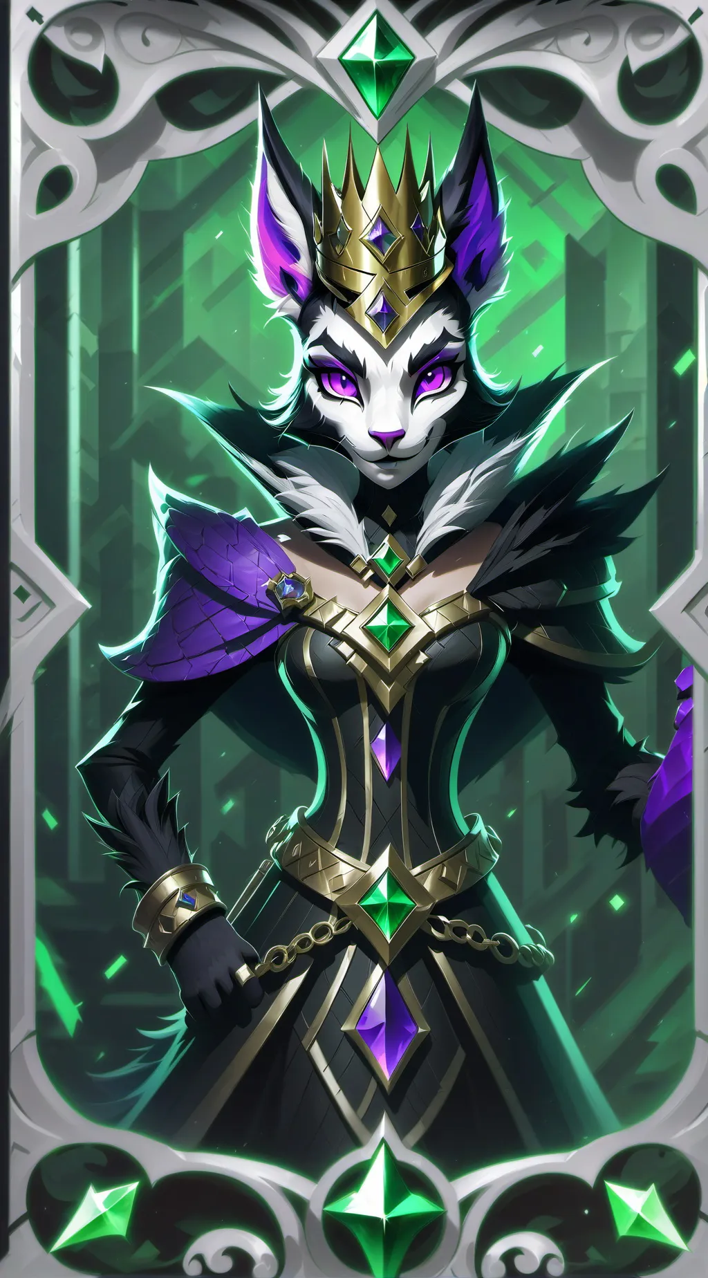 ai character: Qeen kepa background