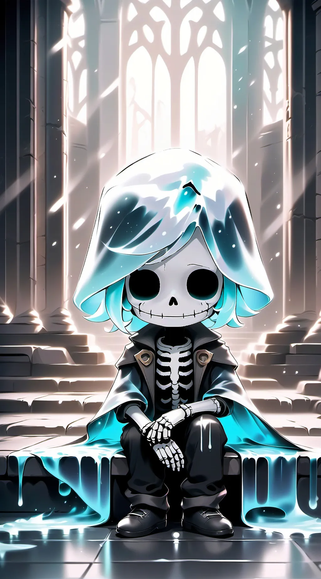 ai character: sans background