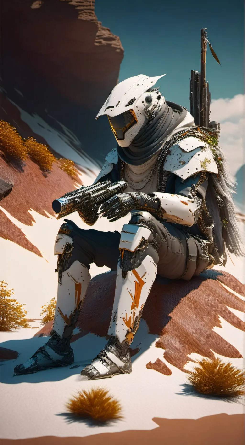 ai character: Hunter  background