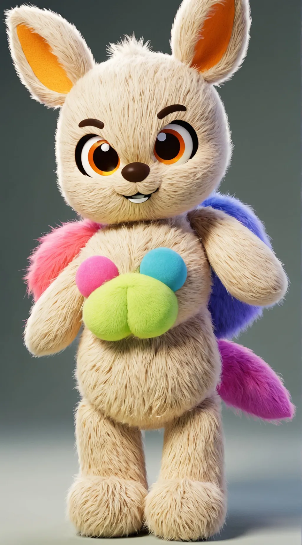 ai character: pompon  background