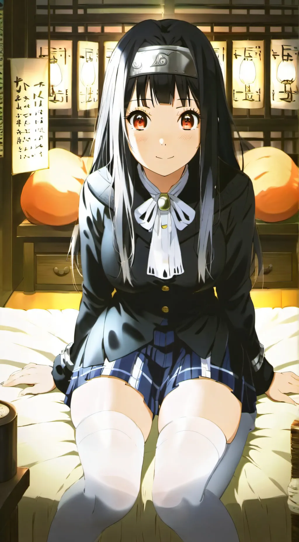 ai character: Hinata Sensei background
