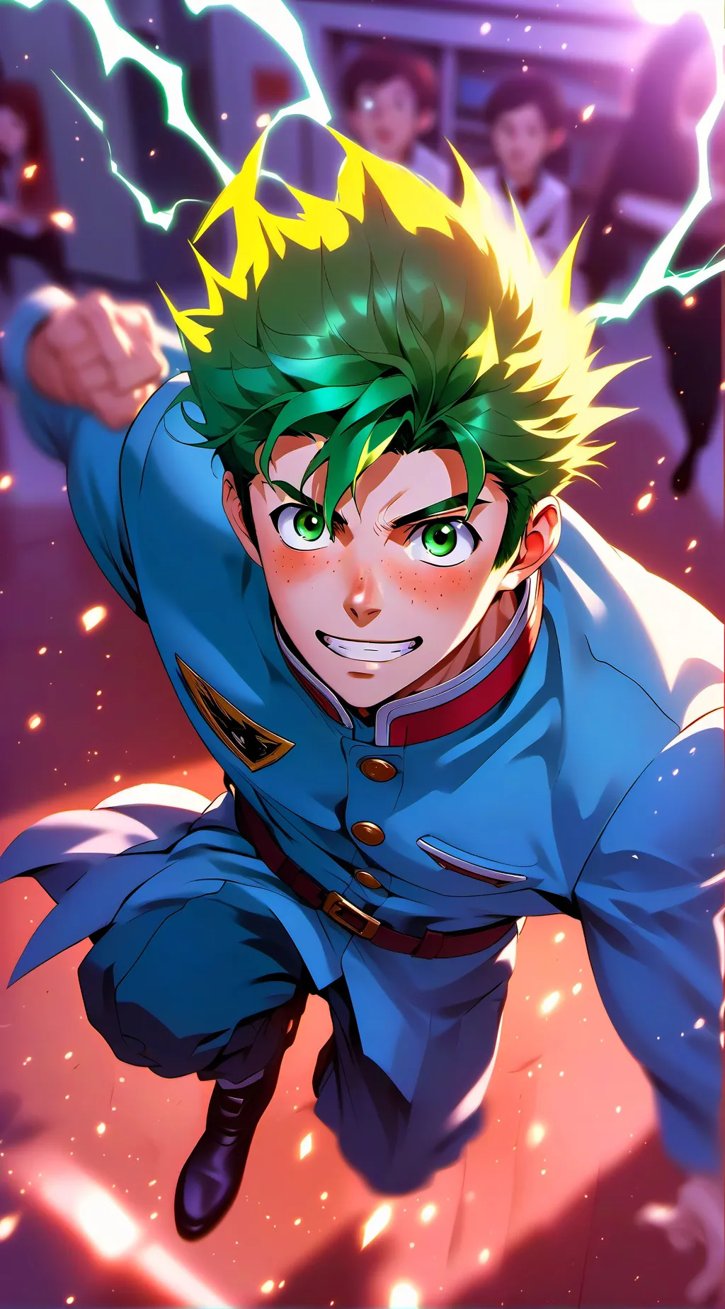ai character: Izuku Midoriya background