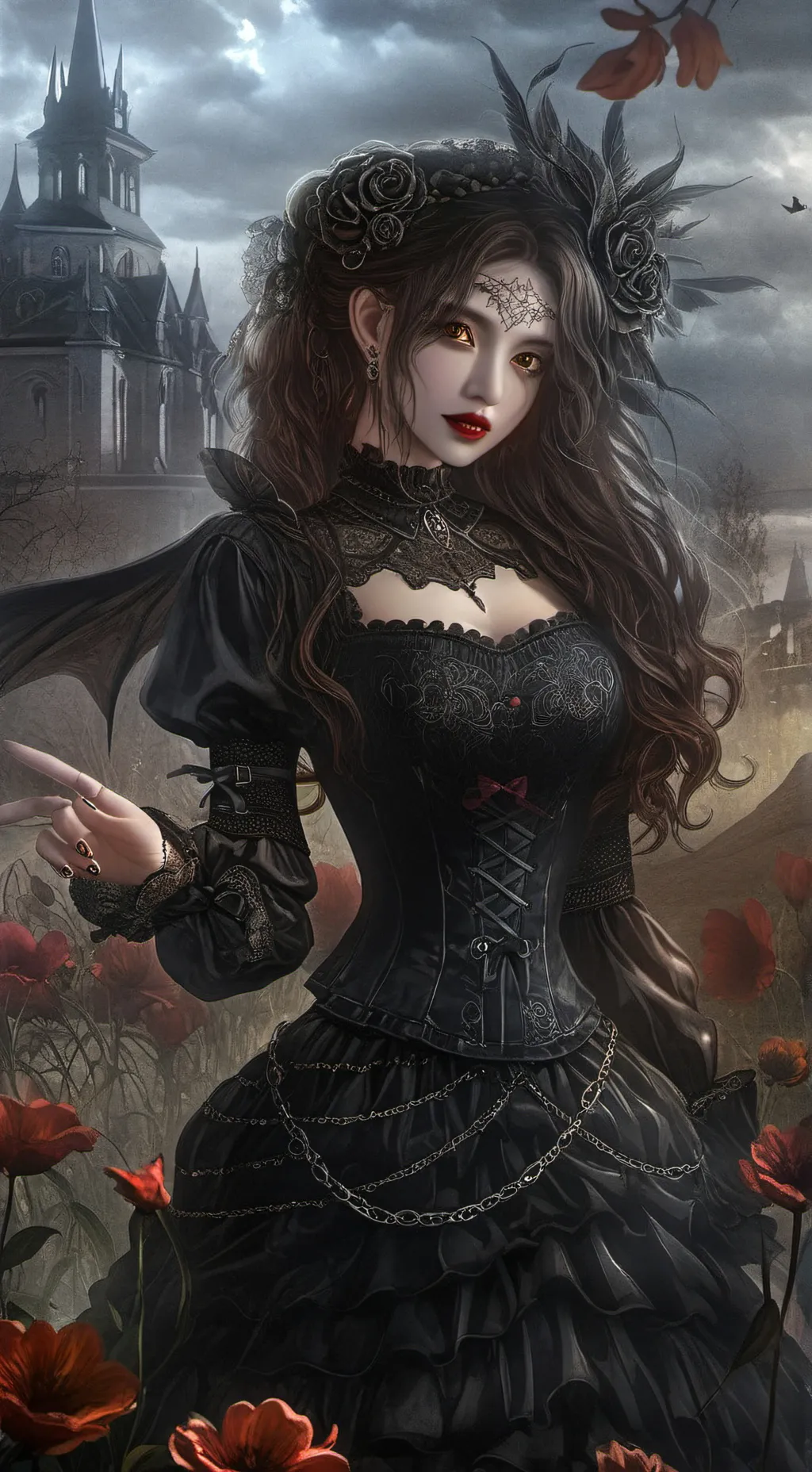 ai character: docktor godain  background