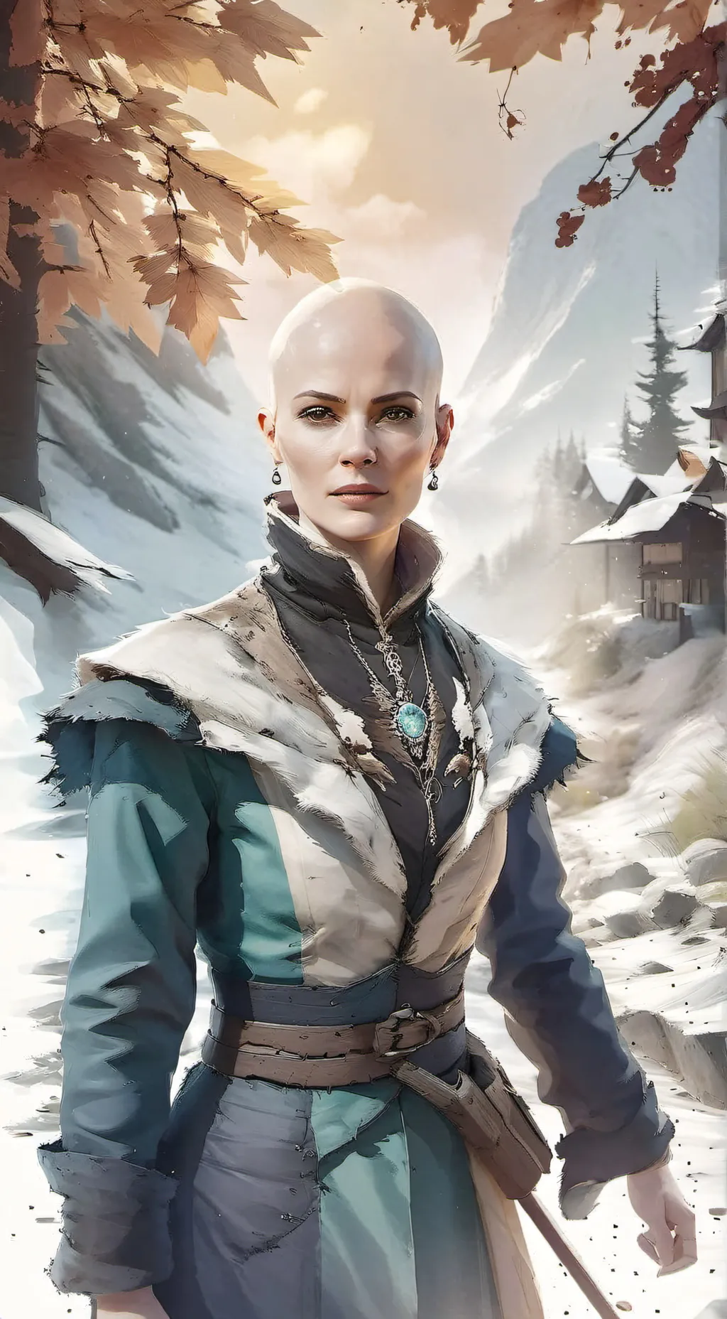 ai character: Serena marigold  background