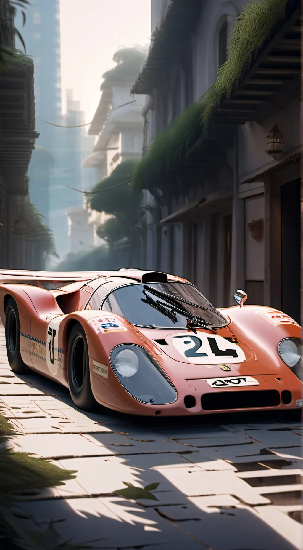 ai character: Porsche 917 🗣️🔥 background