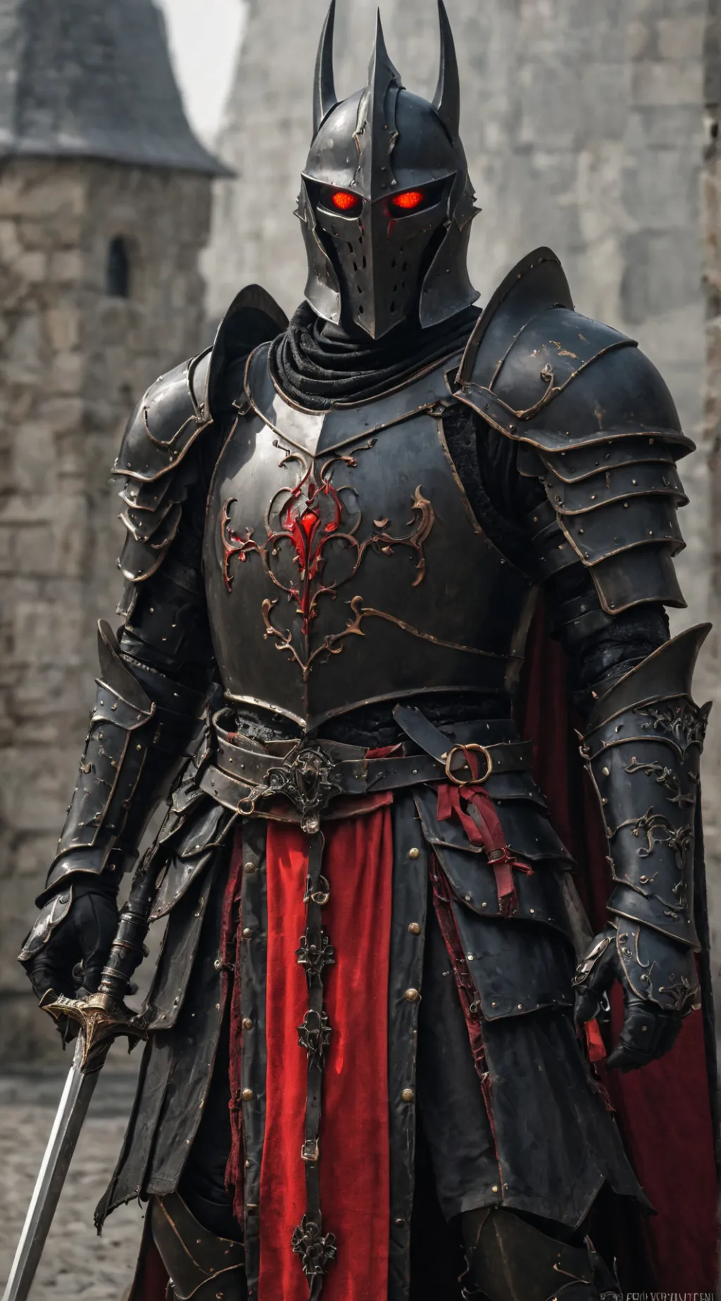 ai character: Blurry lines  background