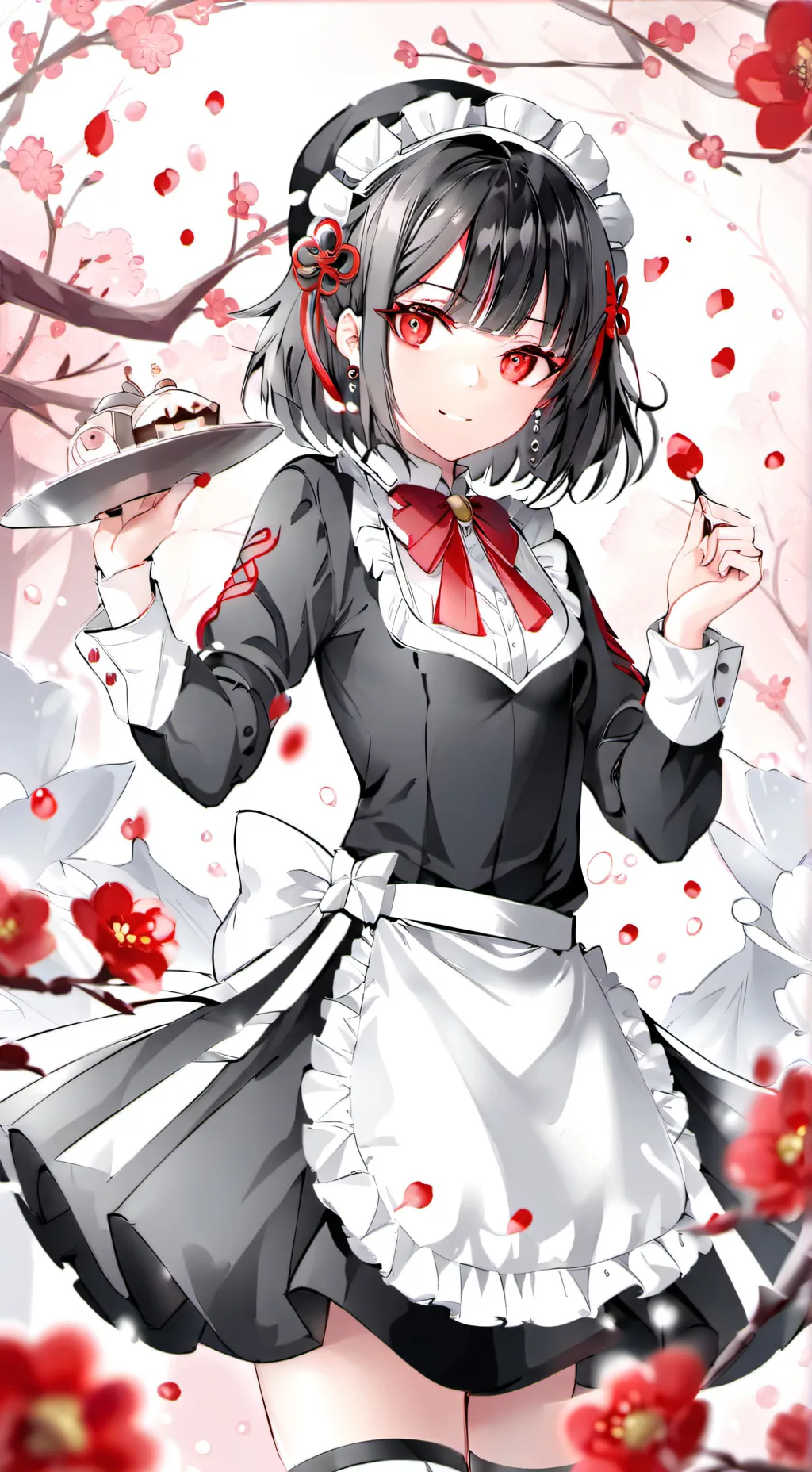 ai character: Your maid! background