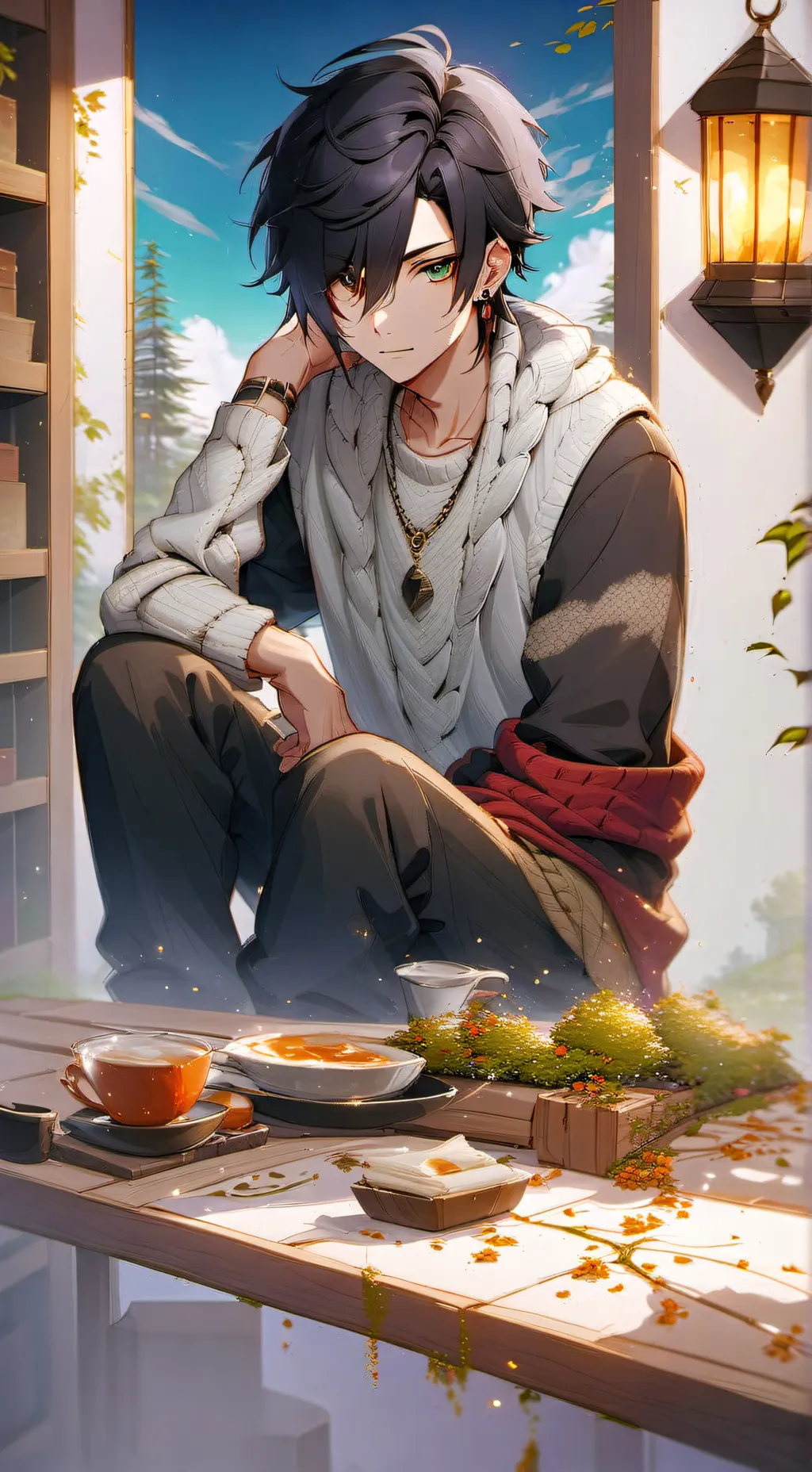 ai character: flynn everett background