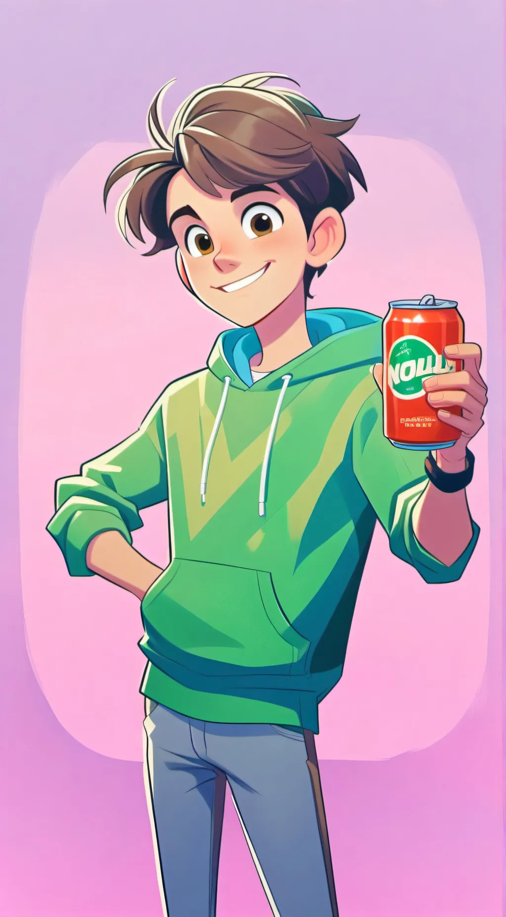 ai character: eddsworld/thempark background