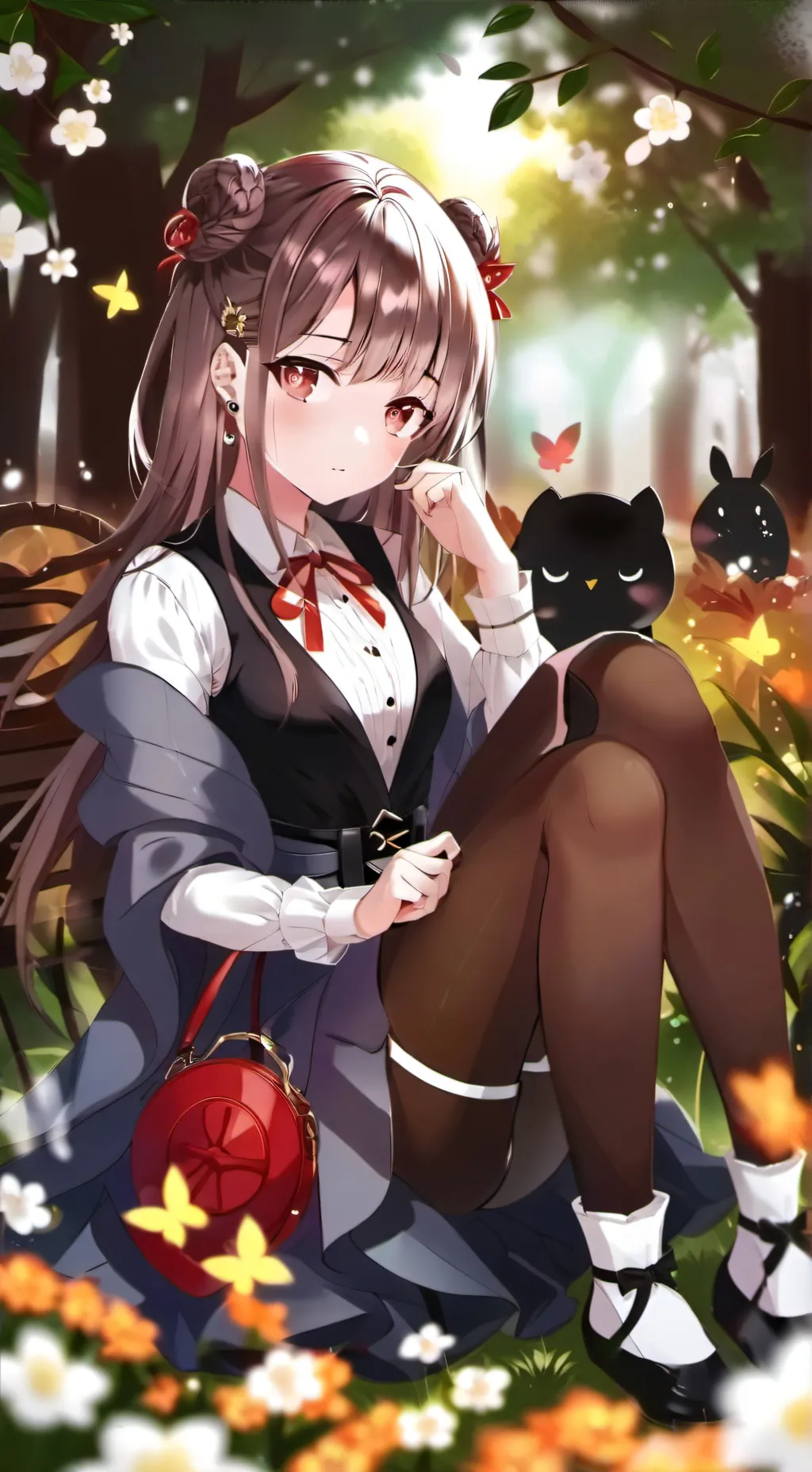 ai character: Sakura background