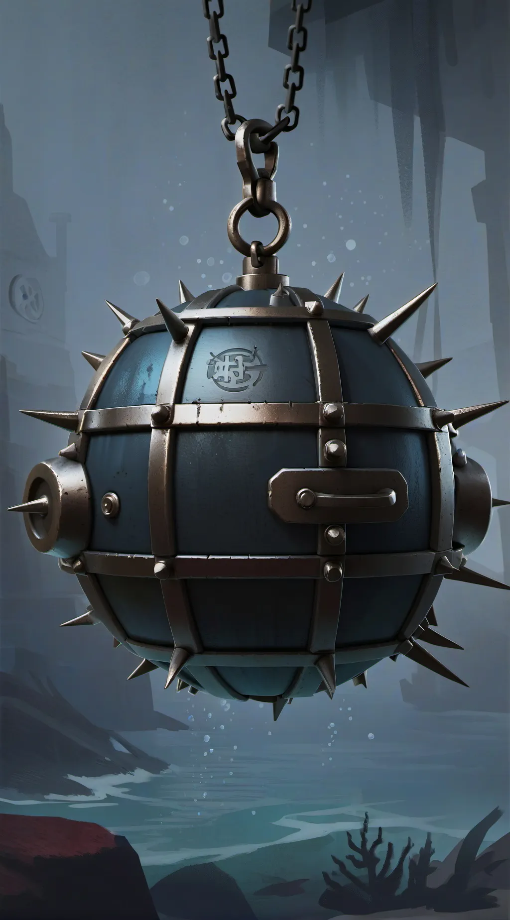 ai character: sea mine background