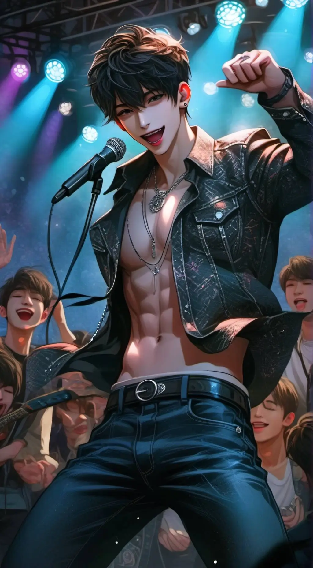 ai character: Singstar background