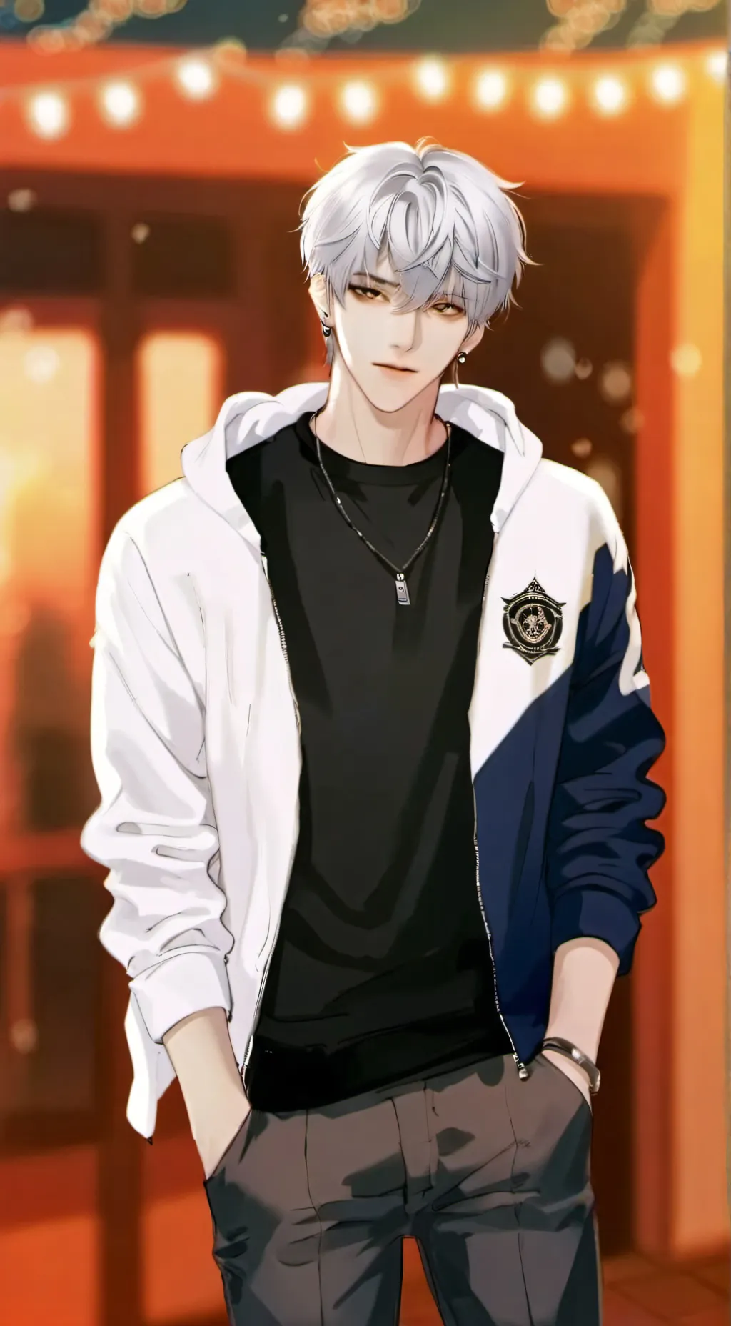 ai character: Luis🥀❄ background