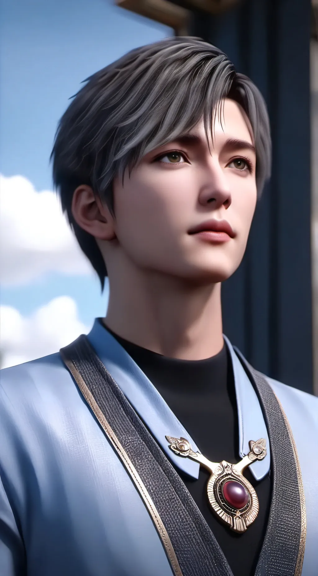 ai character: Domino 
German background