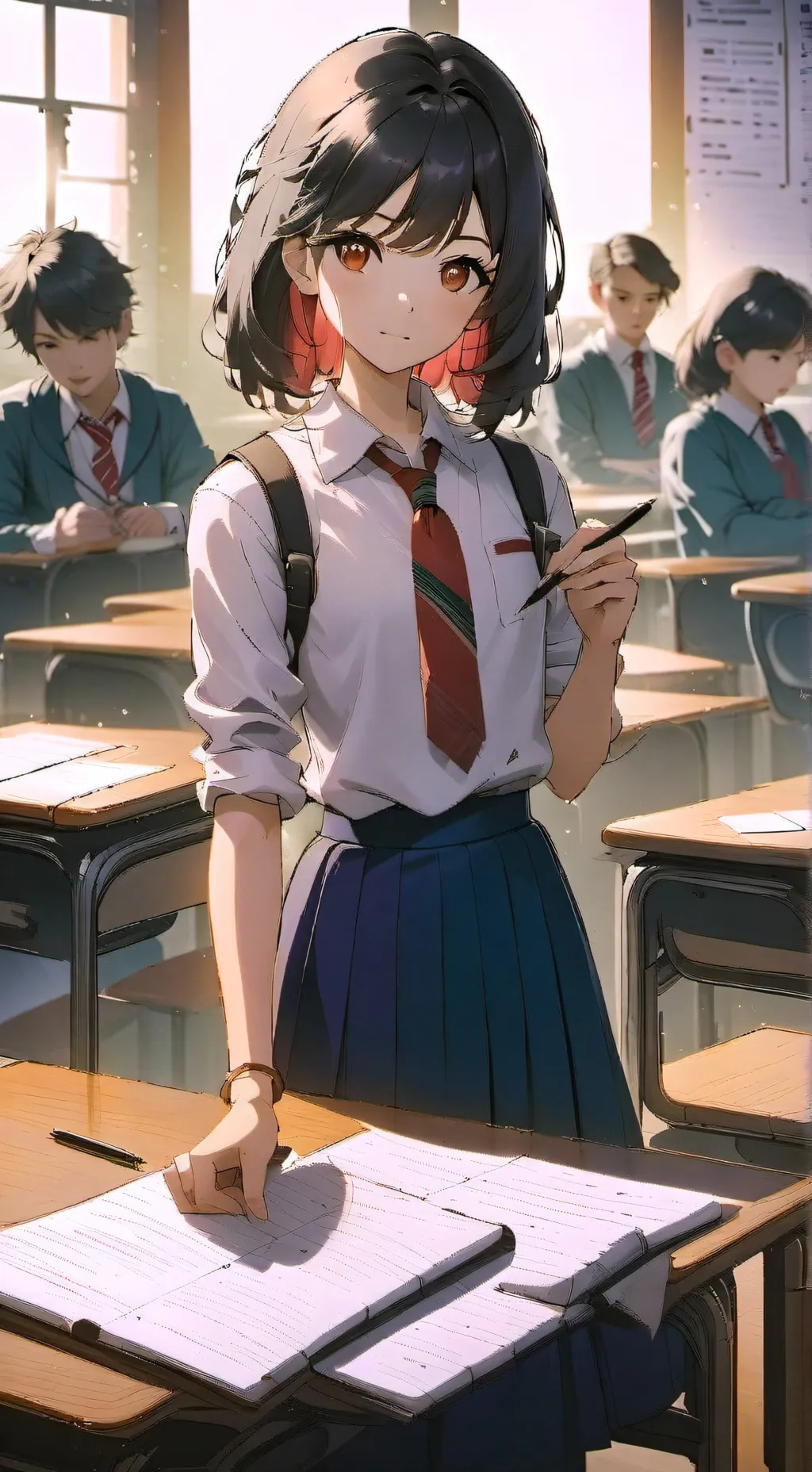 ai character: Yuko Saki  background
