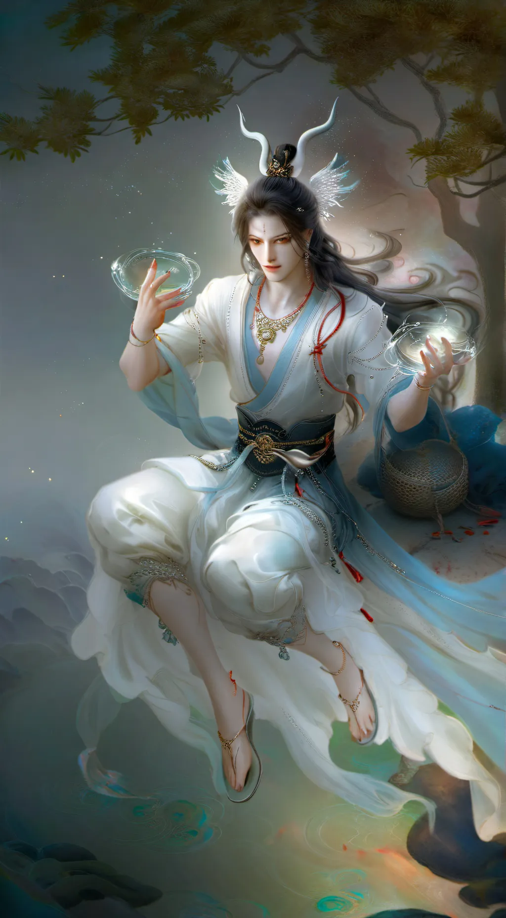 ai character: MD background