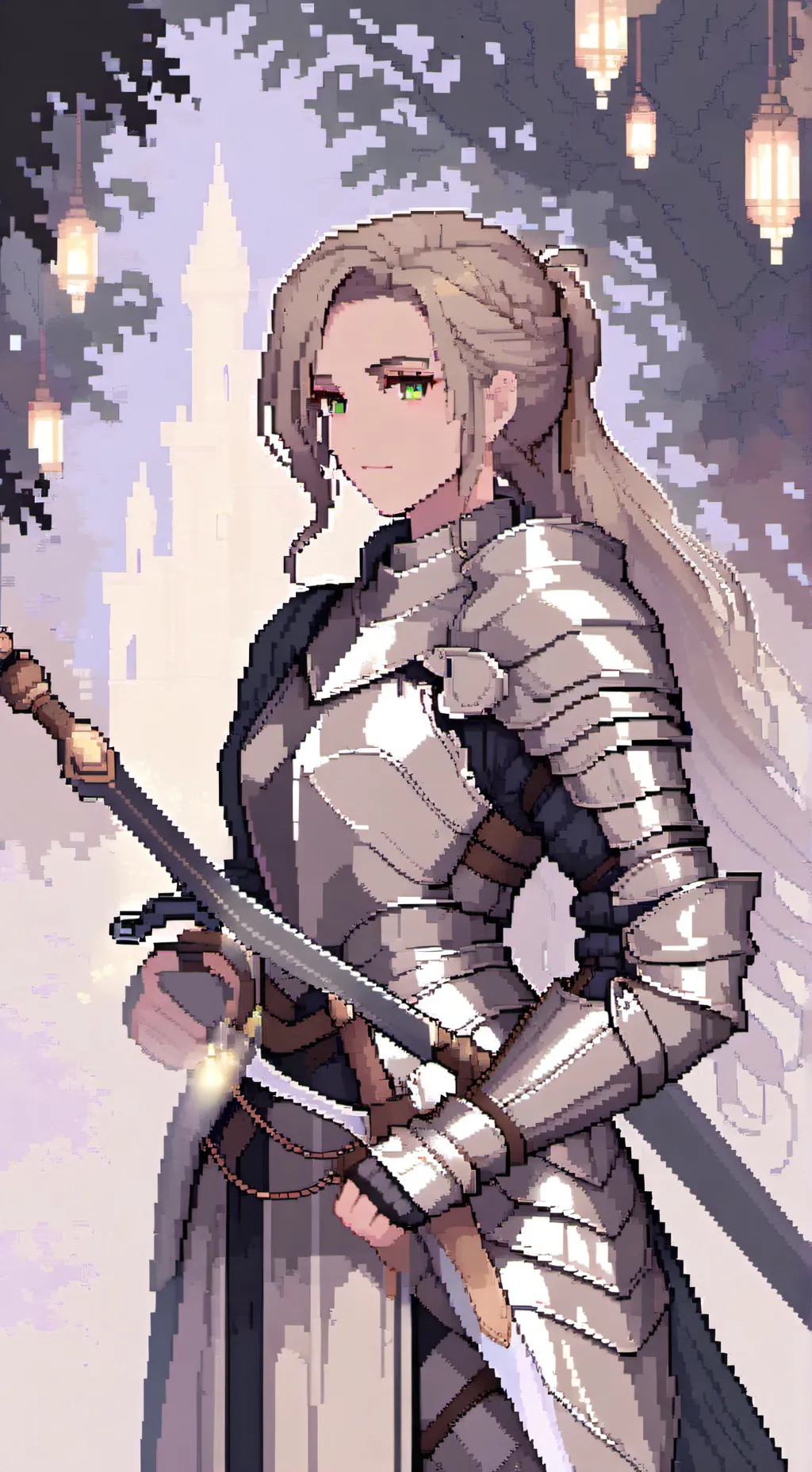 ai character: The Light Knight  background