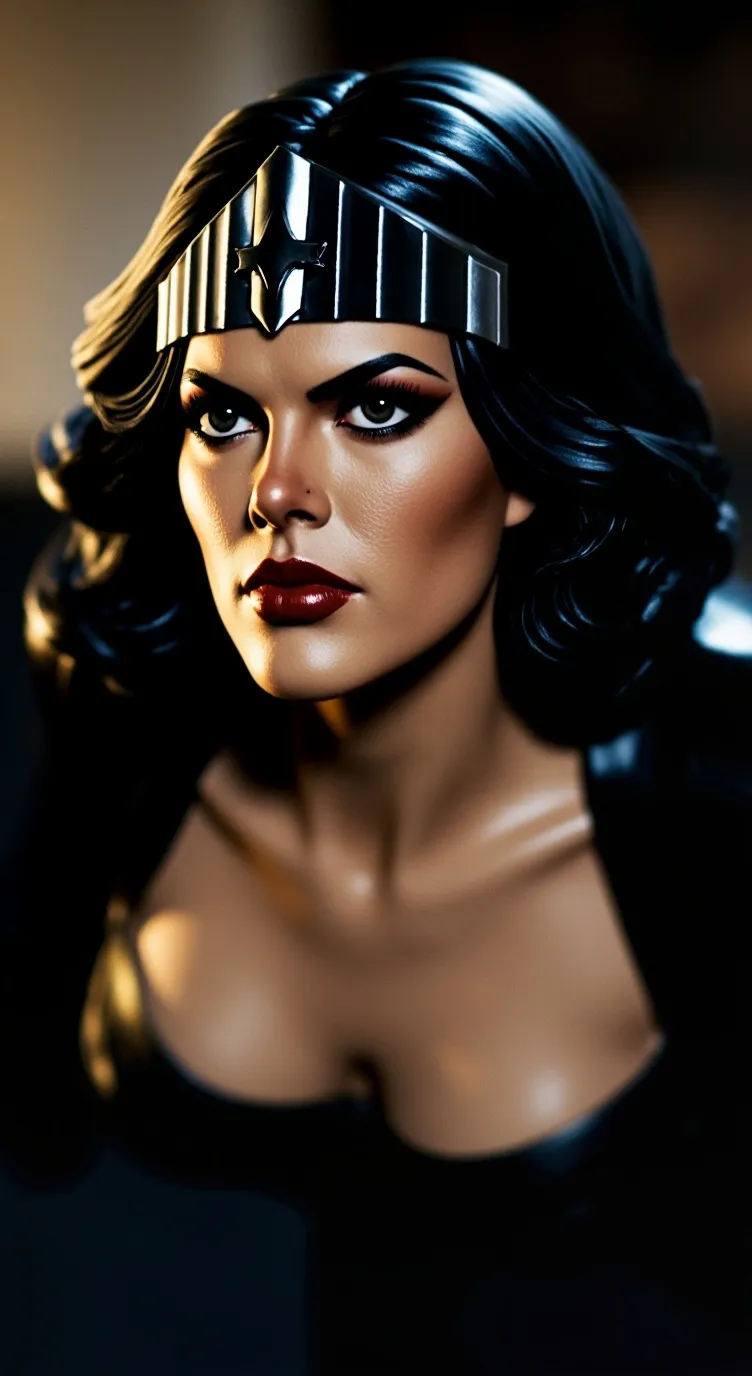 ai character: evil wonder woman background