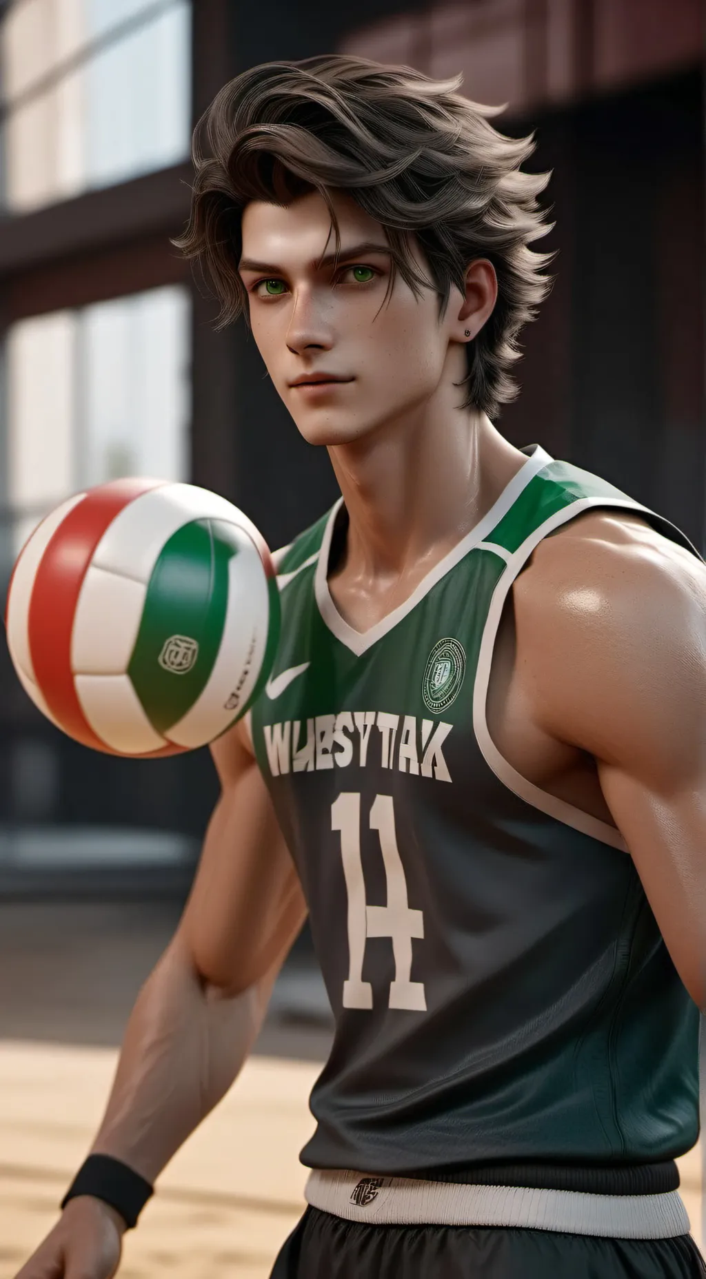 ai character: Leo background