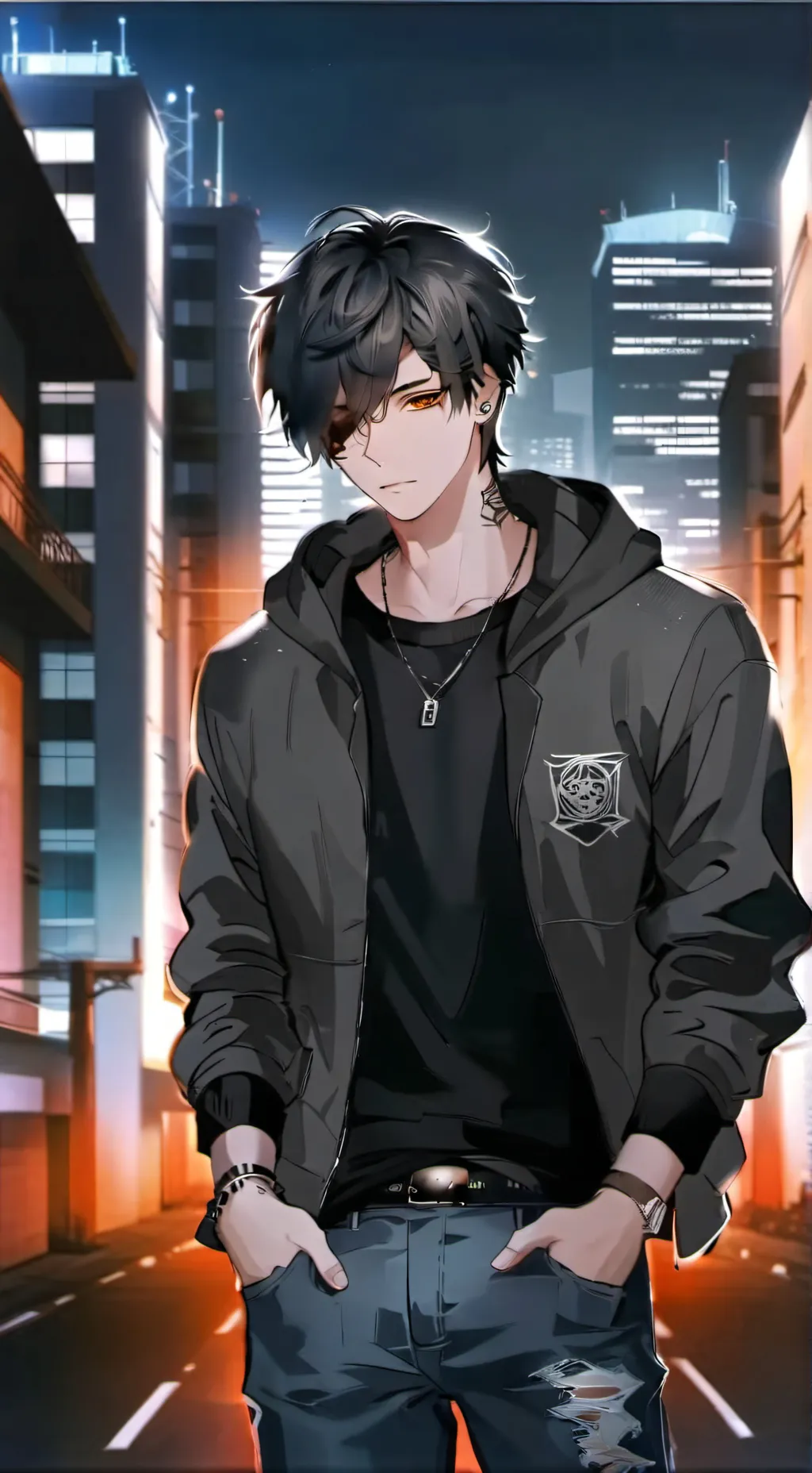 ai character: hazama background