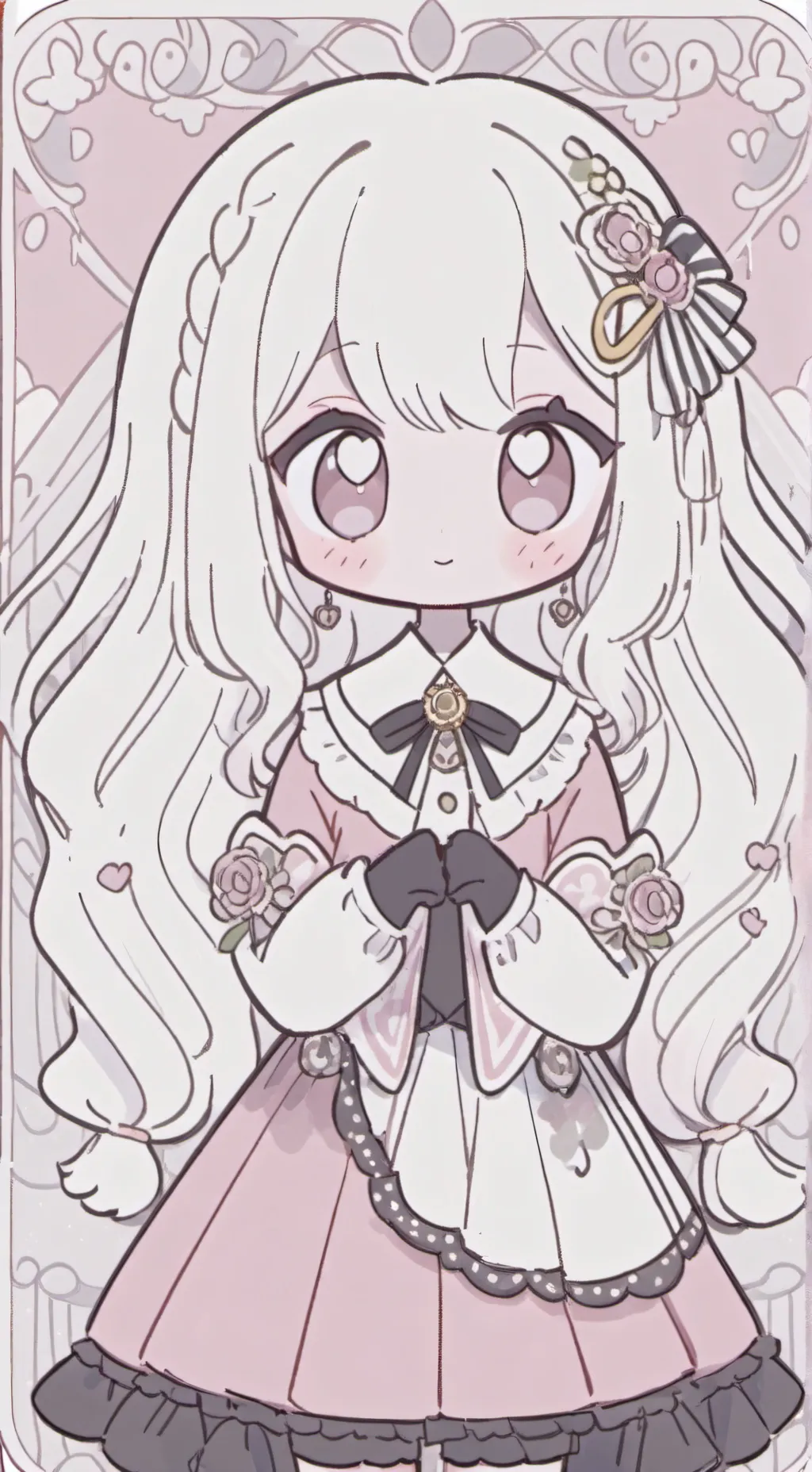 ai character: ugly girl  background