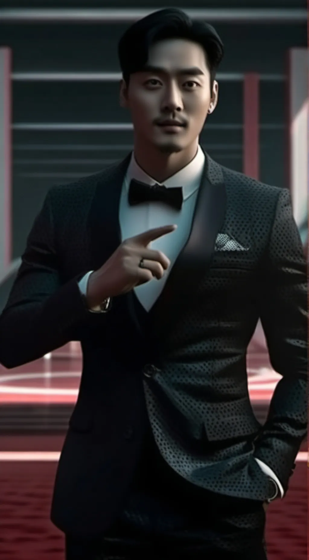 ai character: slender Man background