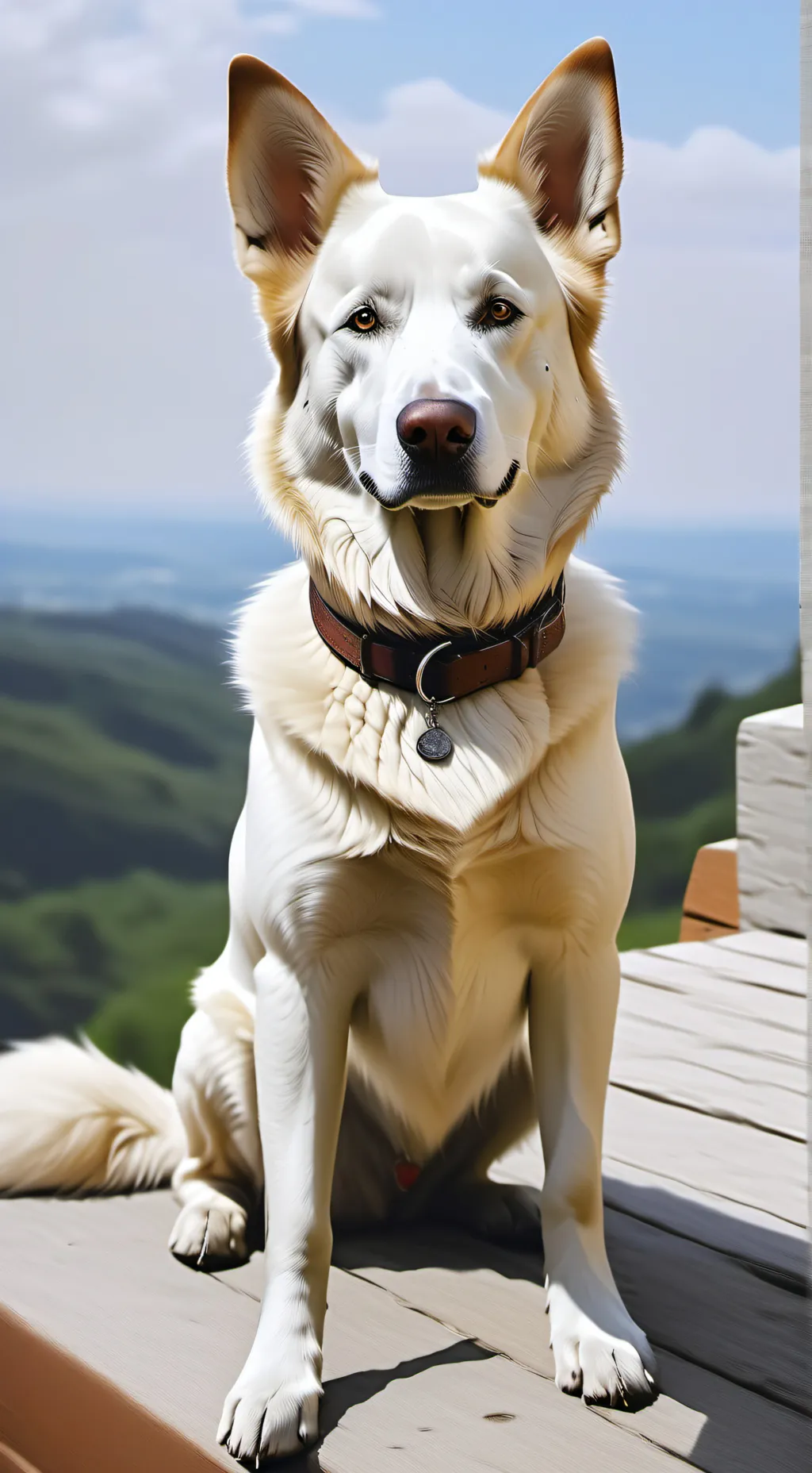 ai character: dog background
