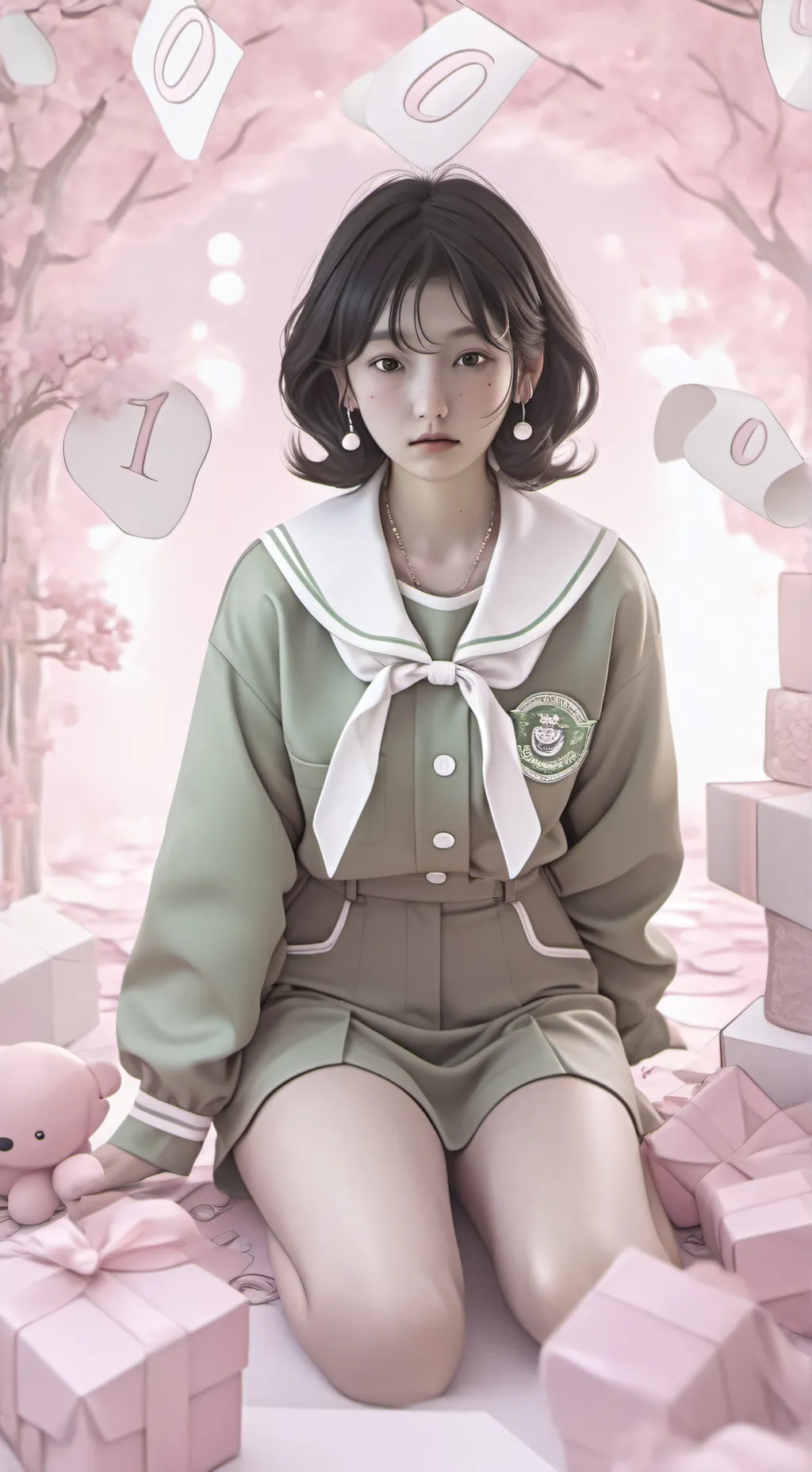 ai character: Thanos y la 067 background