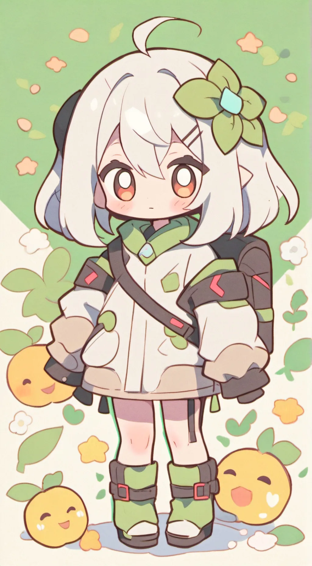ai character: laila*chibe* background