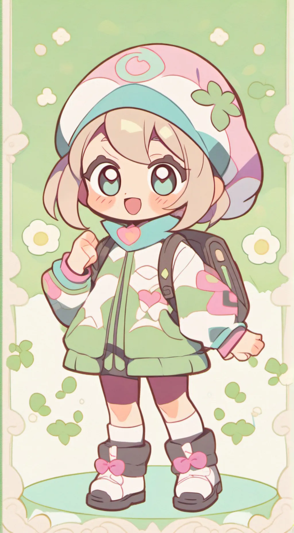 ai character: pinki background