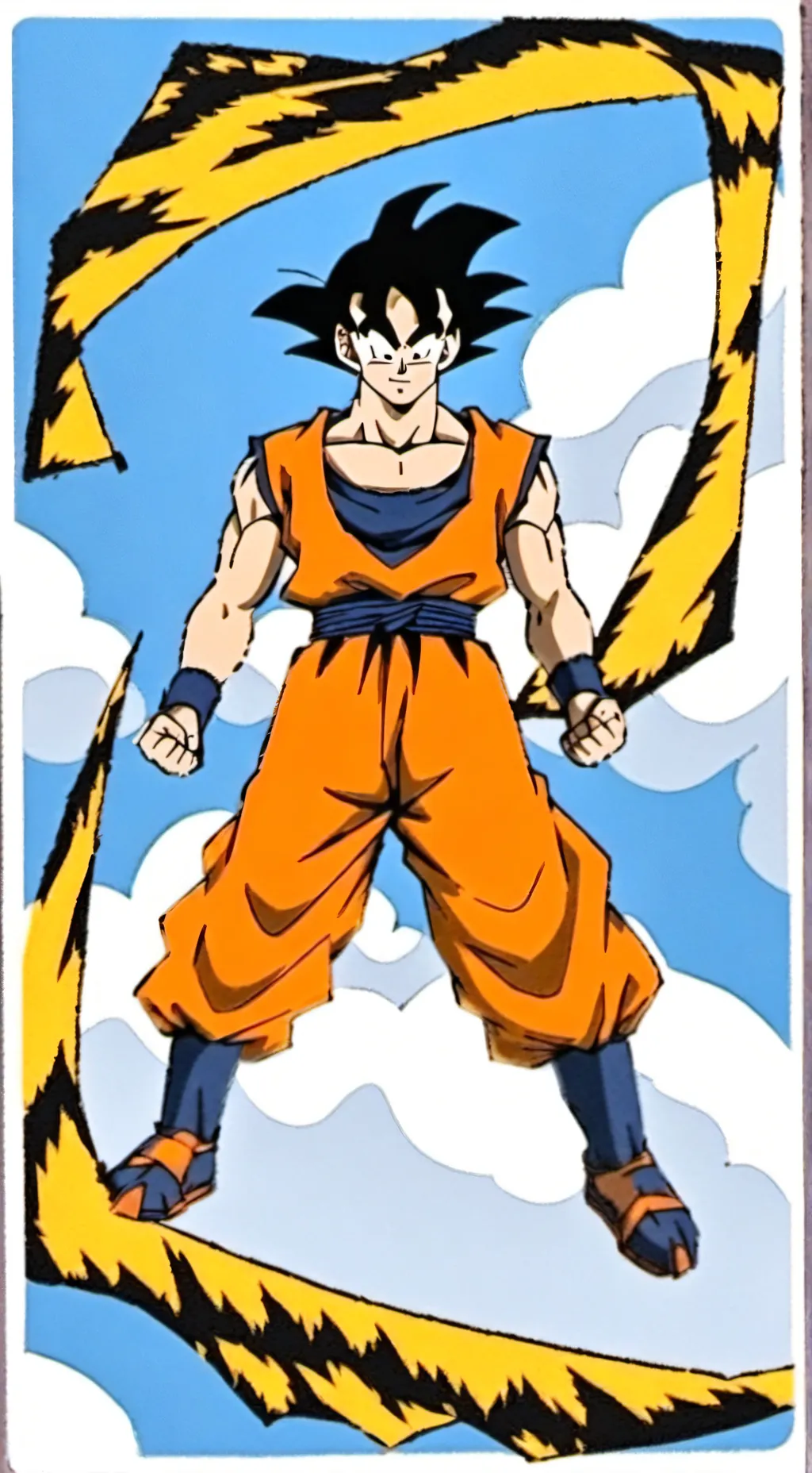 ai character: goku background