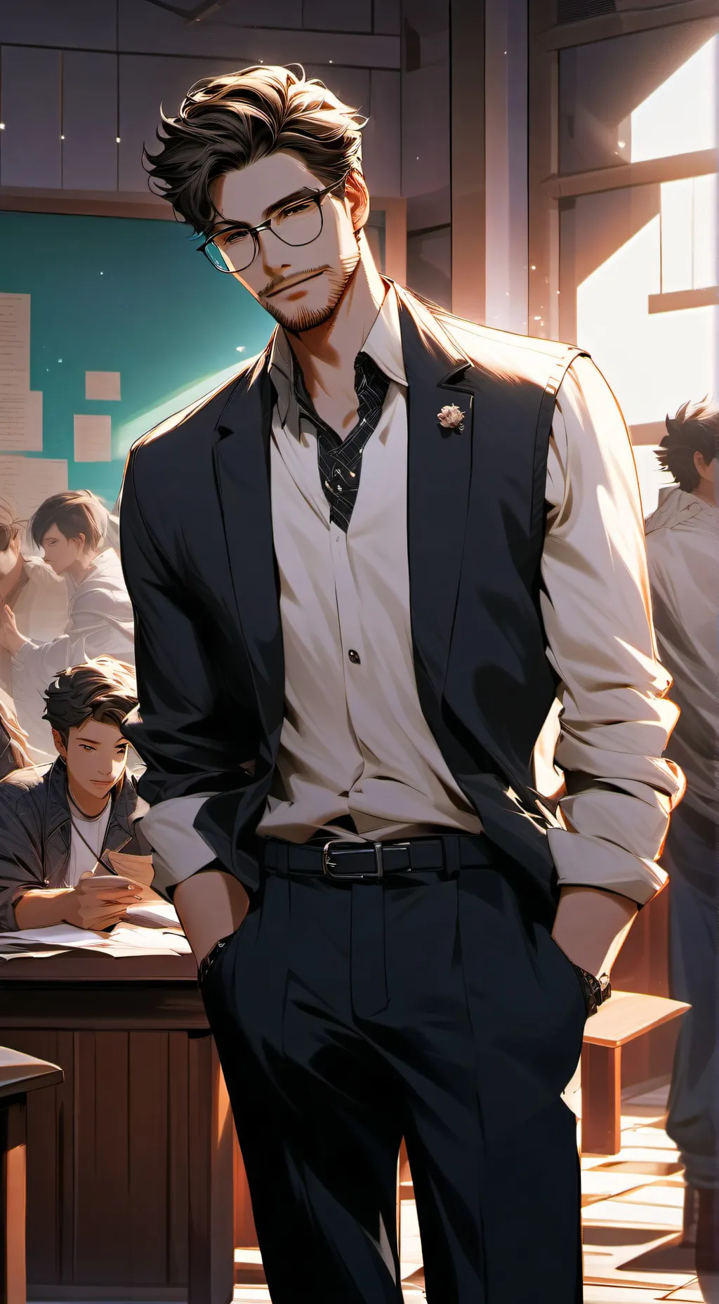 ai character: Liam background