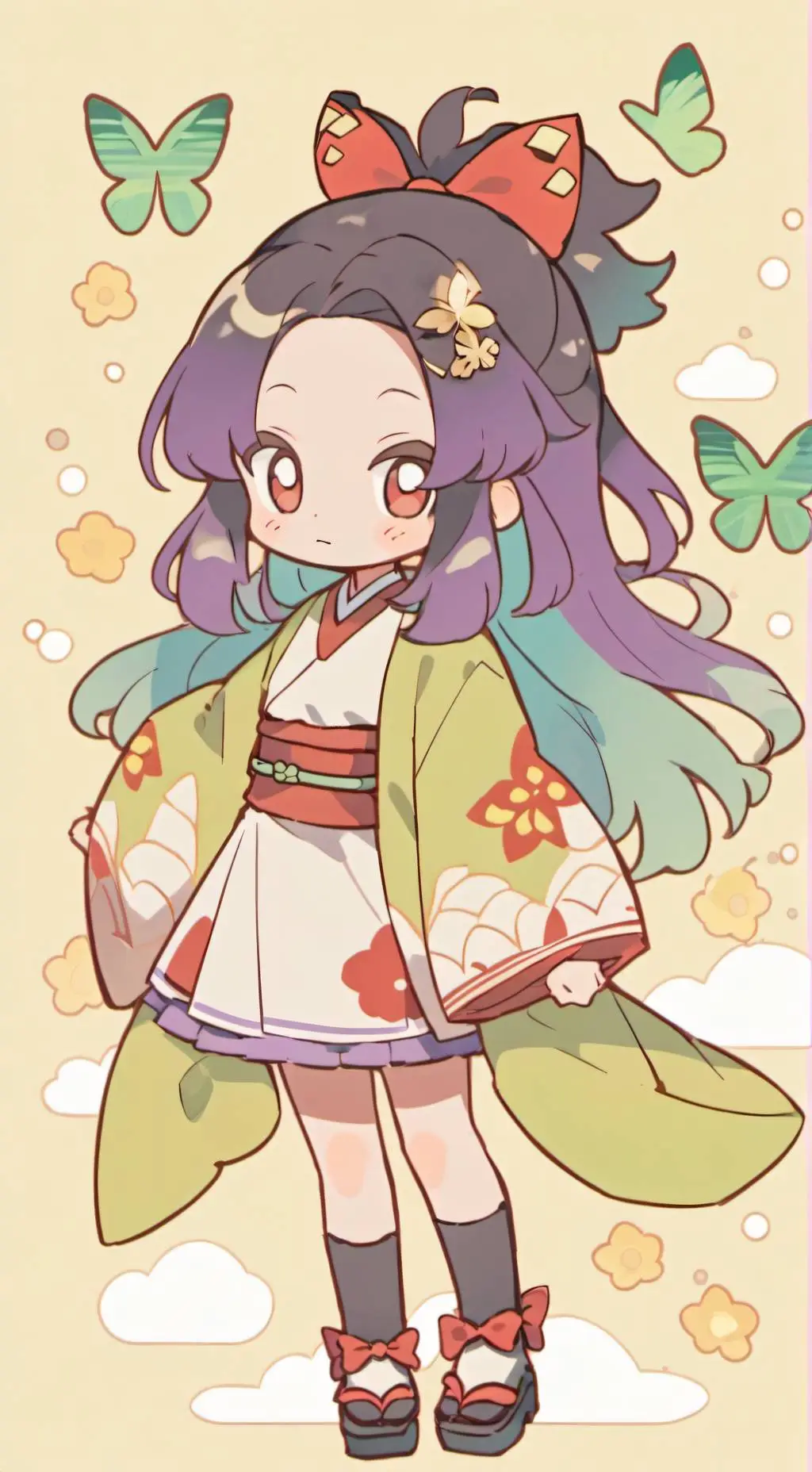 ai character: Giyuu x Shinobu  background