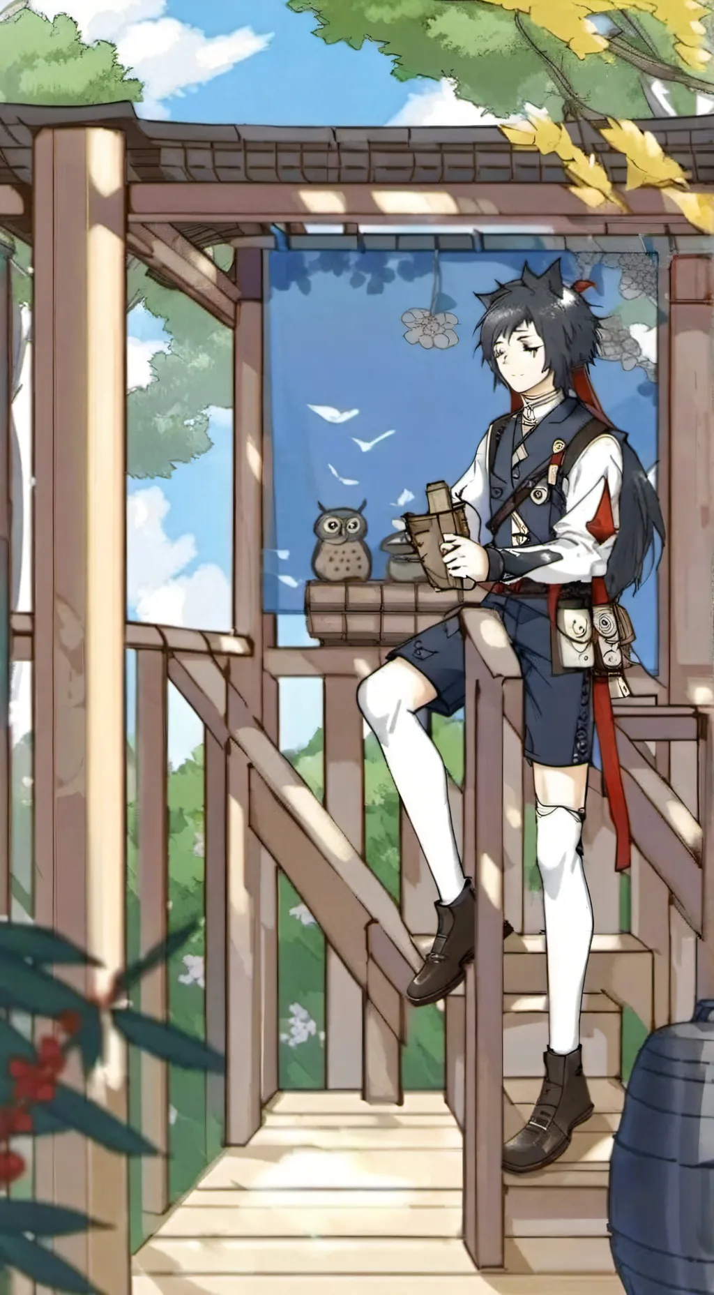 ai character: giyuutan  background